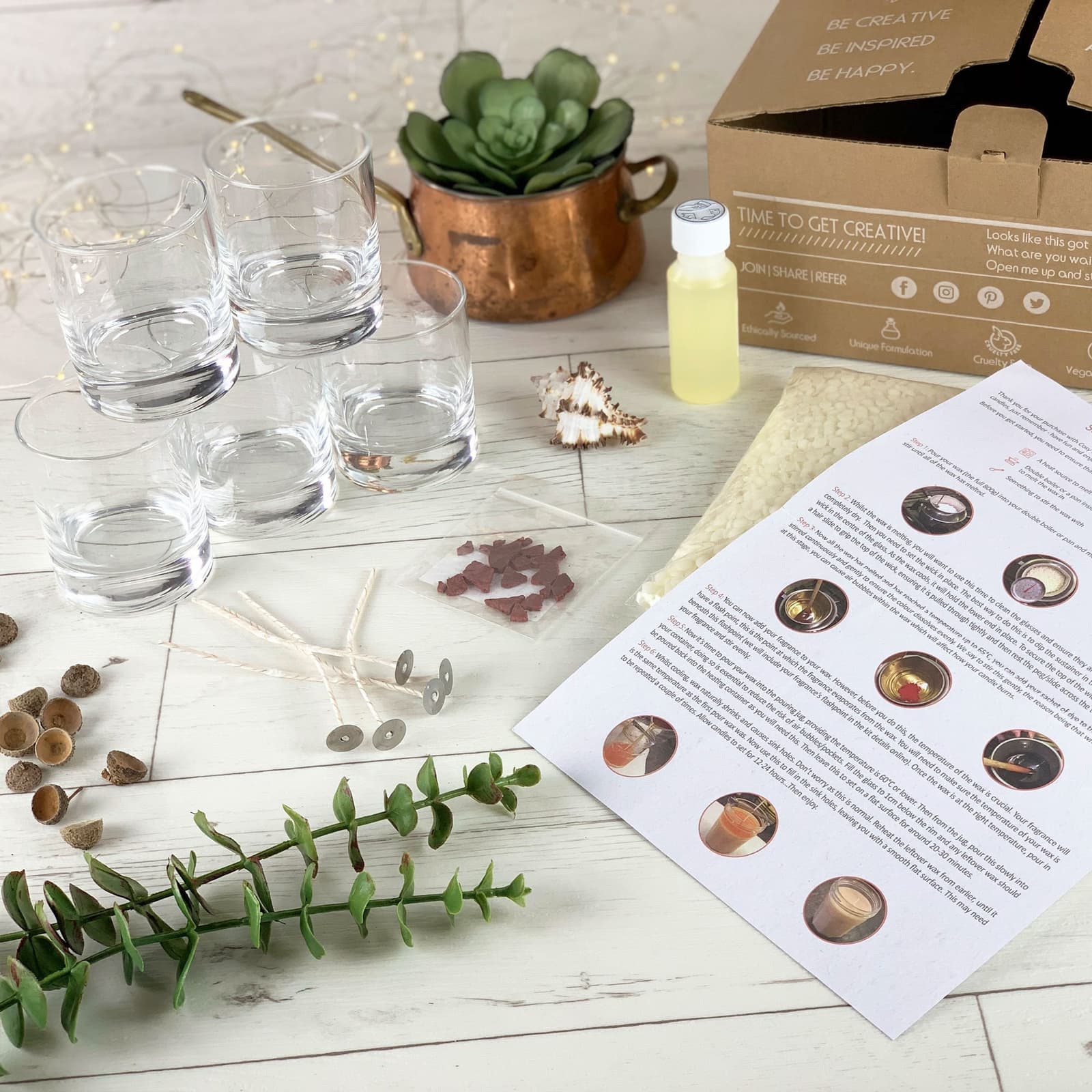 Kit para hacer velas aromáticas navideñas, foto 5