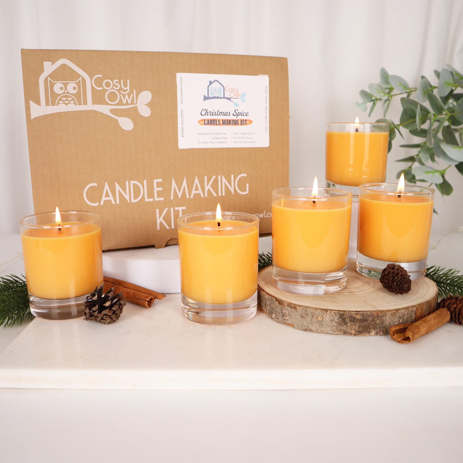 Kit para hacer velas aromáticas navideñas, foto 2