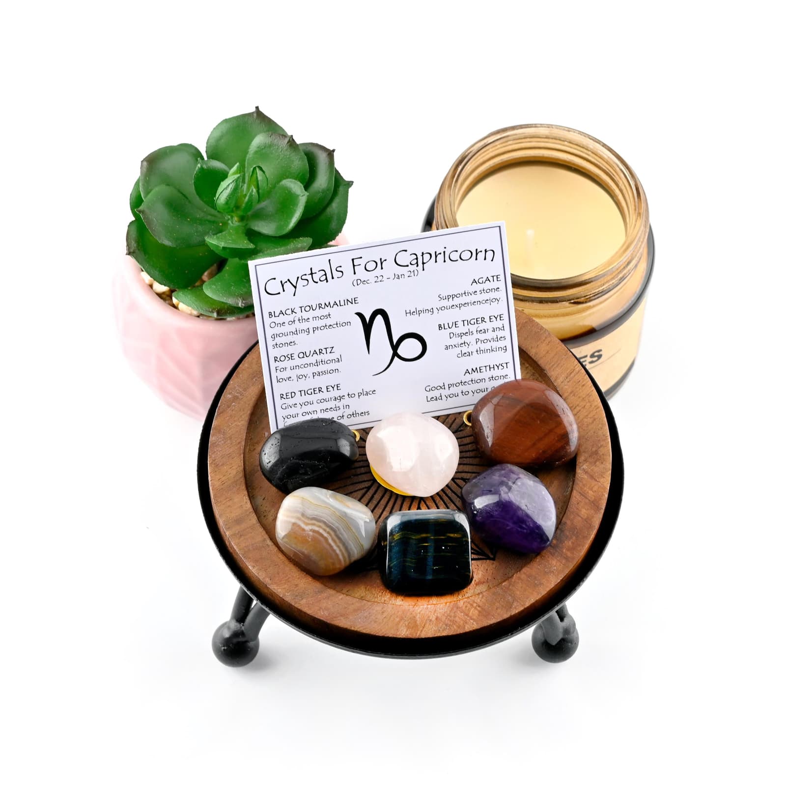 Kit de seis cristales para Capricornio, foto 3