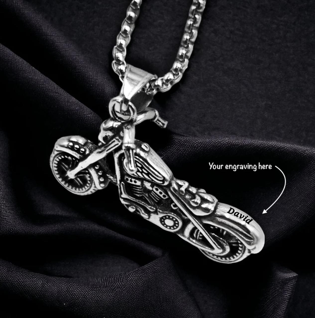 Colgante de moto personalizado