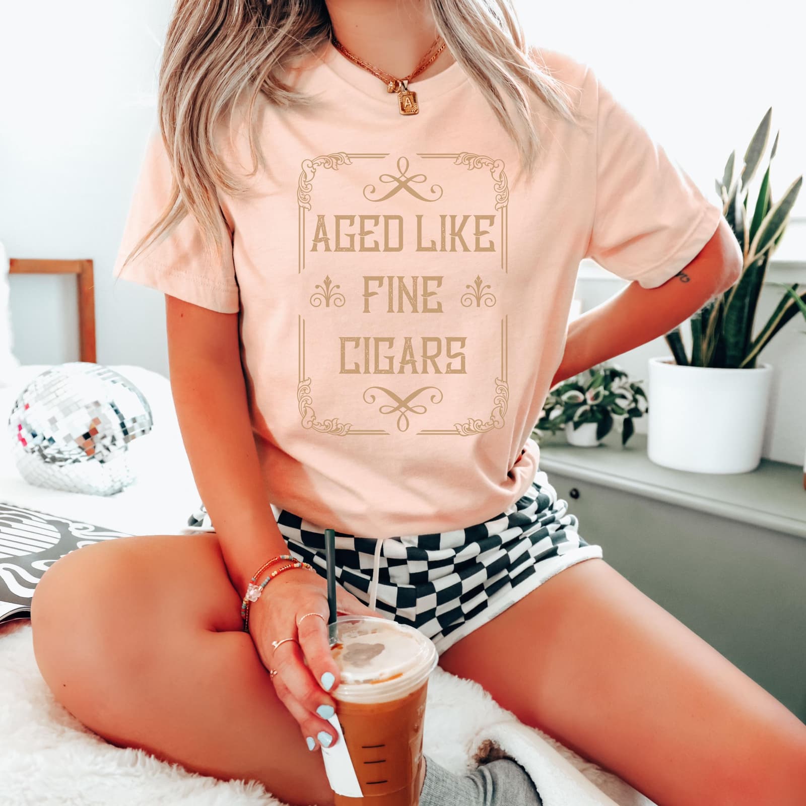 Camiseta para hombre fumador Aged Like Fine Cigars, foto 7