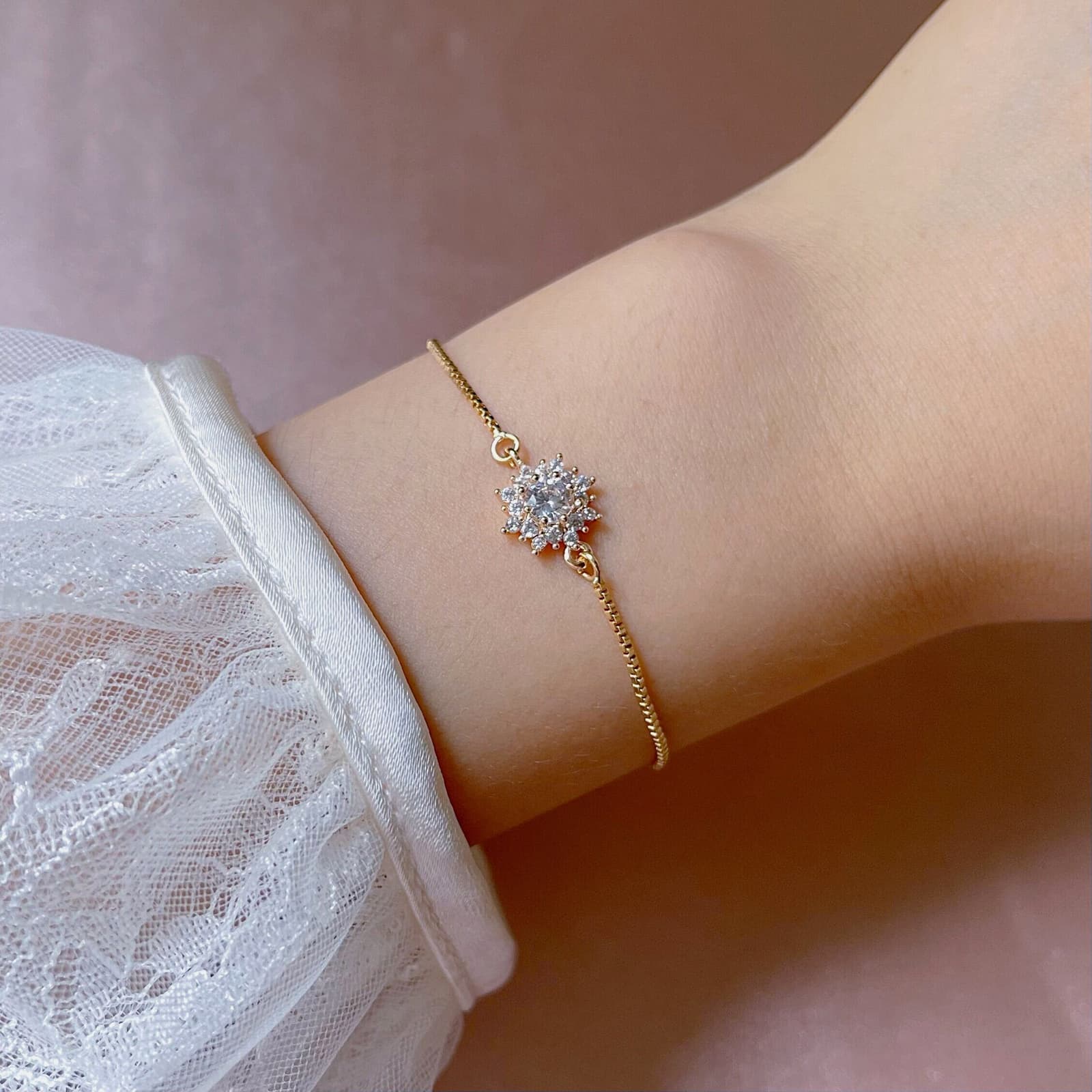 Pulsera de flores ajustable para regalar a tu cuñada, foto 6