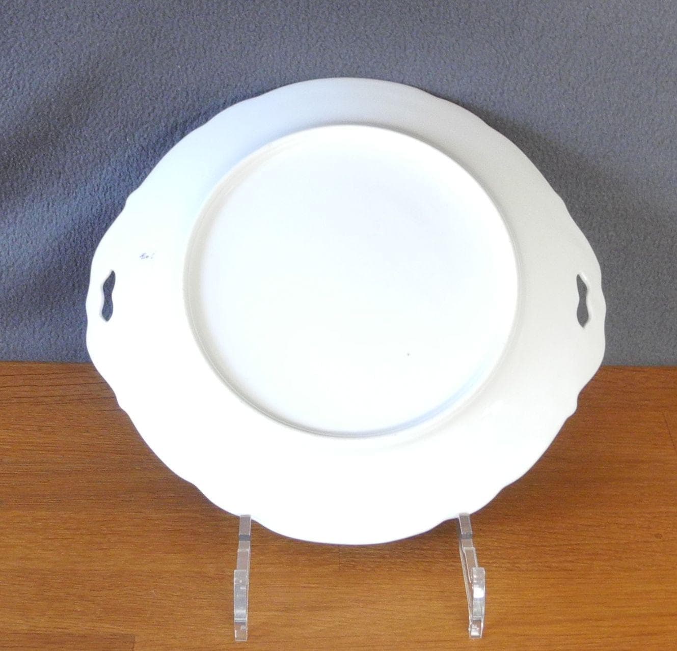 Plato de porcelana vintage para bodas de plata, foto 7