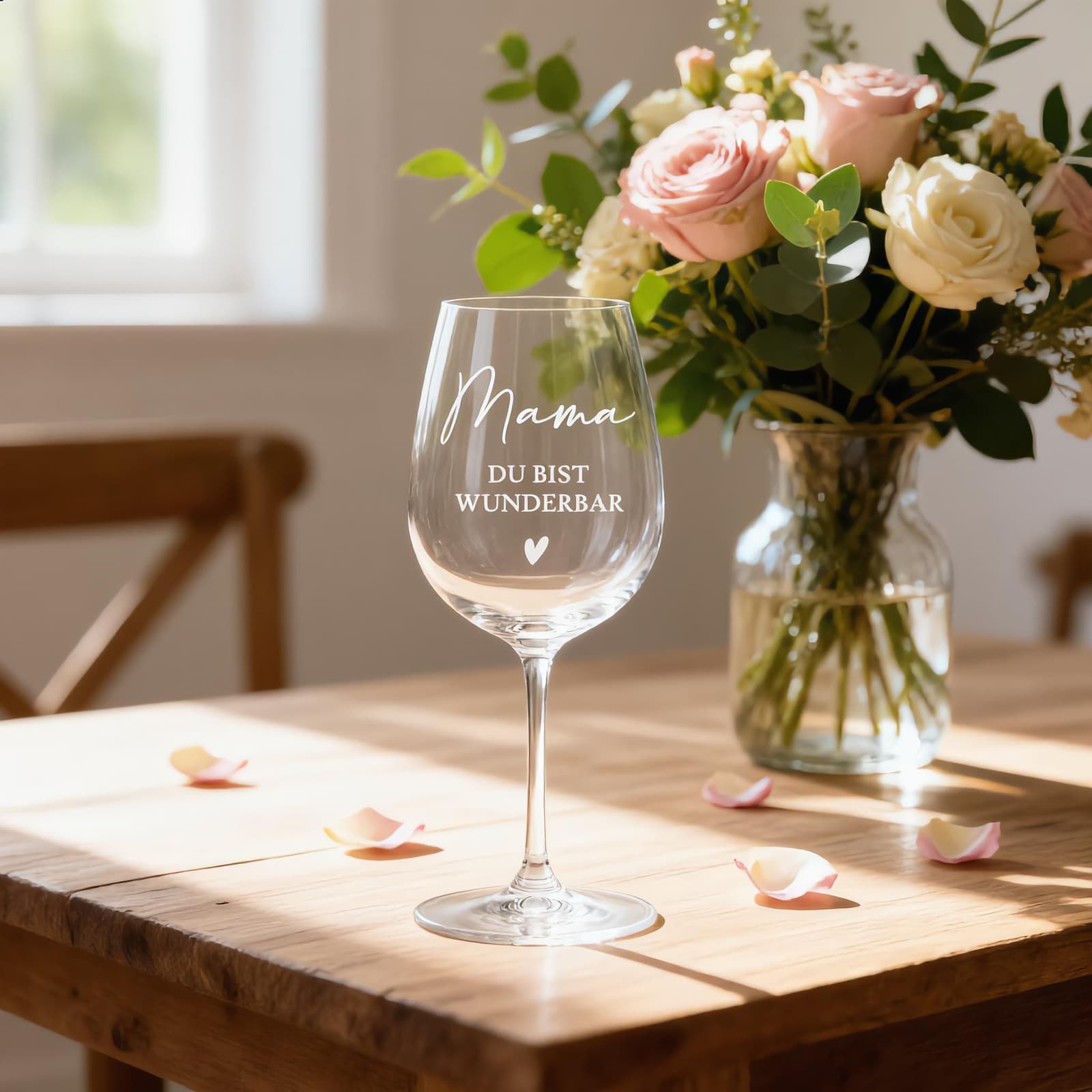 Copa de vino grabada para madres y abuelas, foto 3