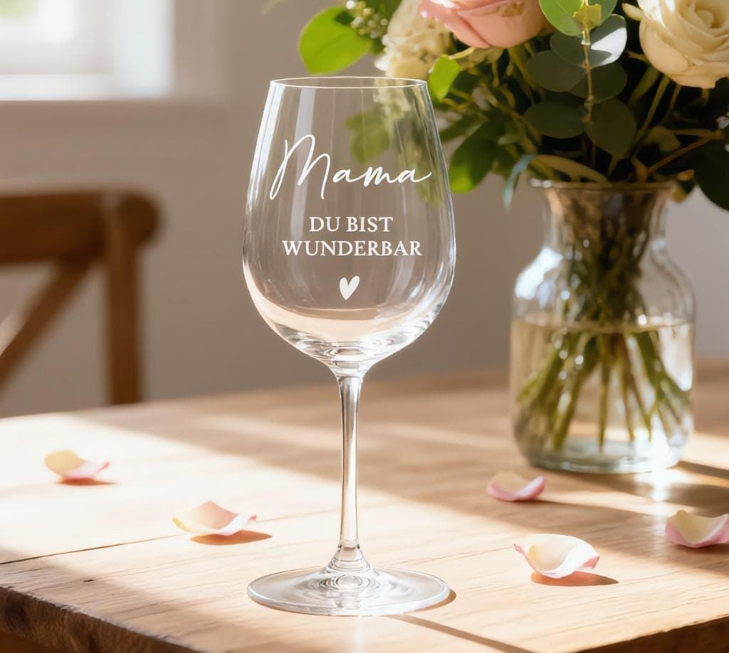 Copa de vino grabada para madres y abuelas, foto 4