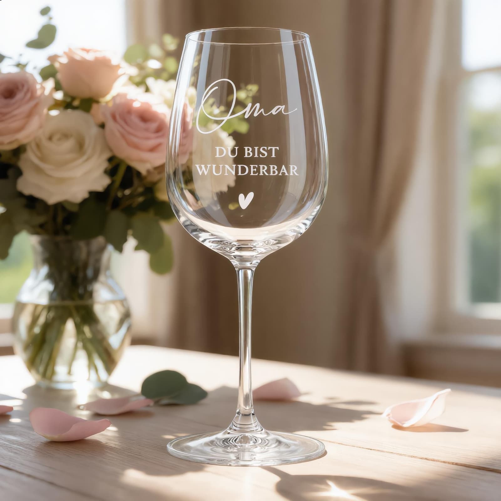 Copa de vino grabada para madres y abuelas, foto 2