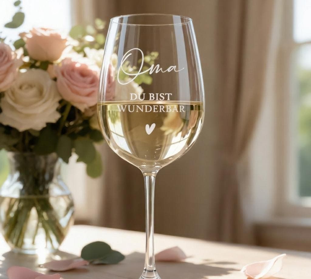 Copa de vino grabada para madres y abuelas, foto 5