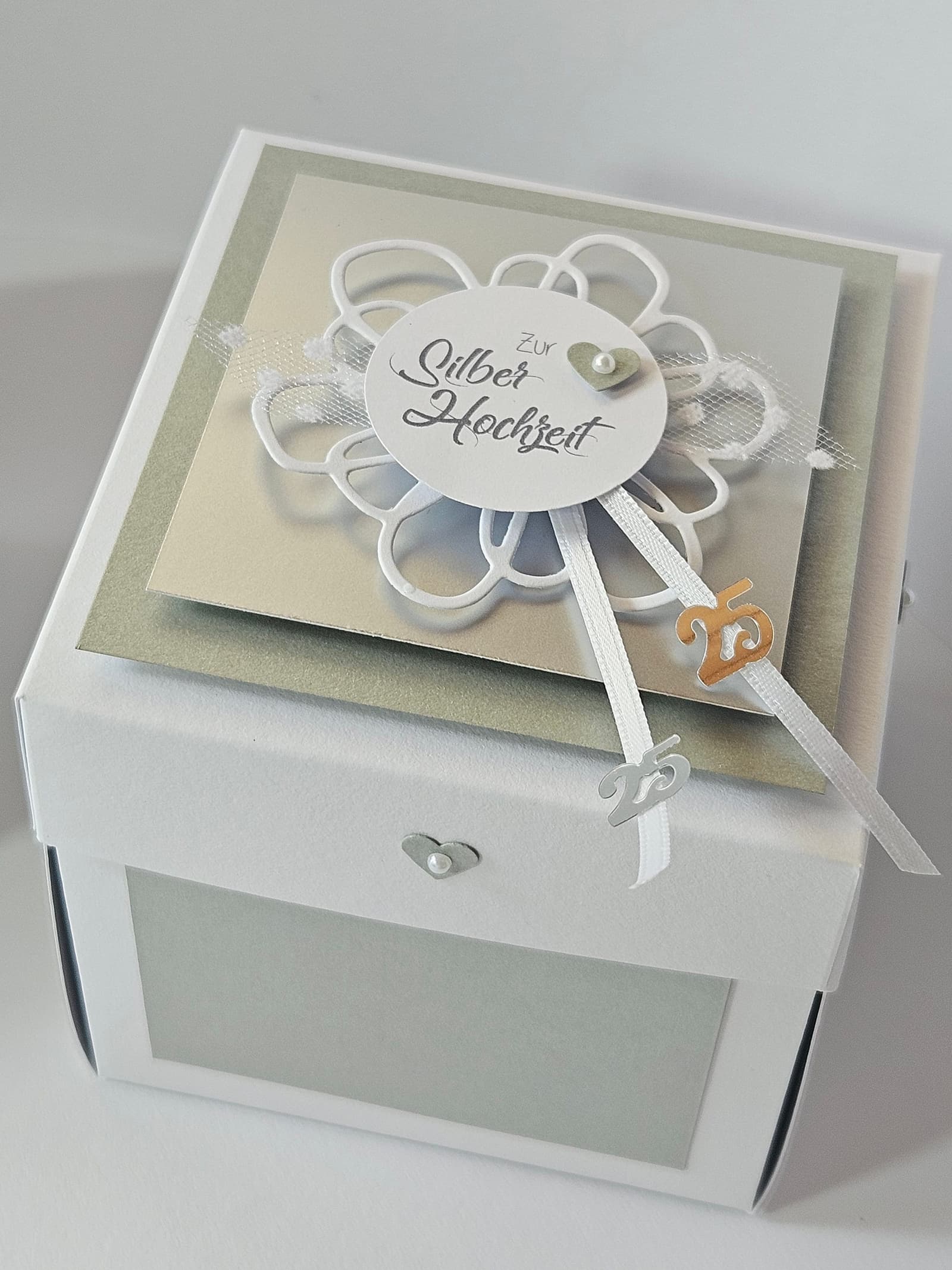 Caja explosiva para bodas de plata