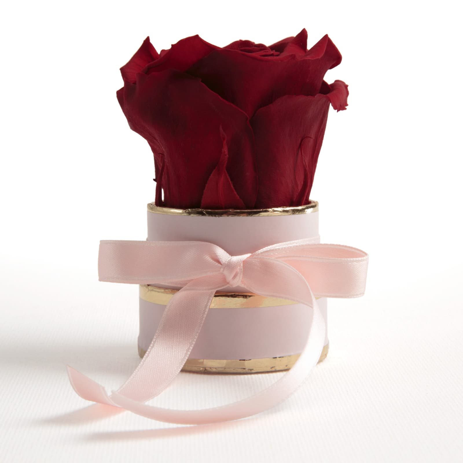 Mini caja redonda con rosa eterna, foto 6