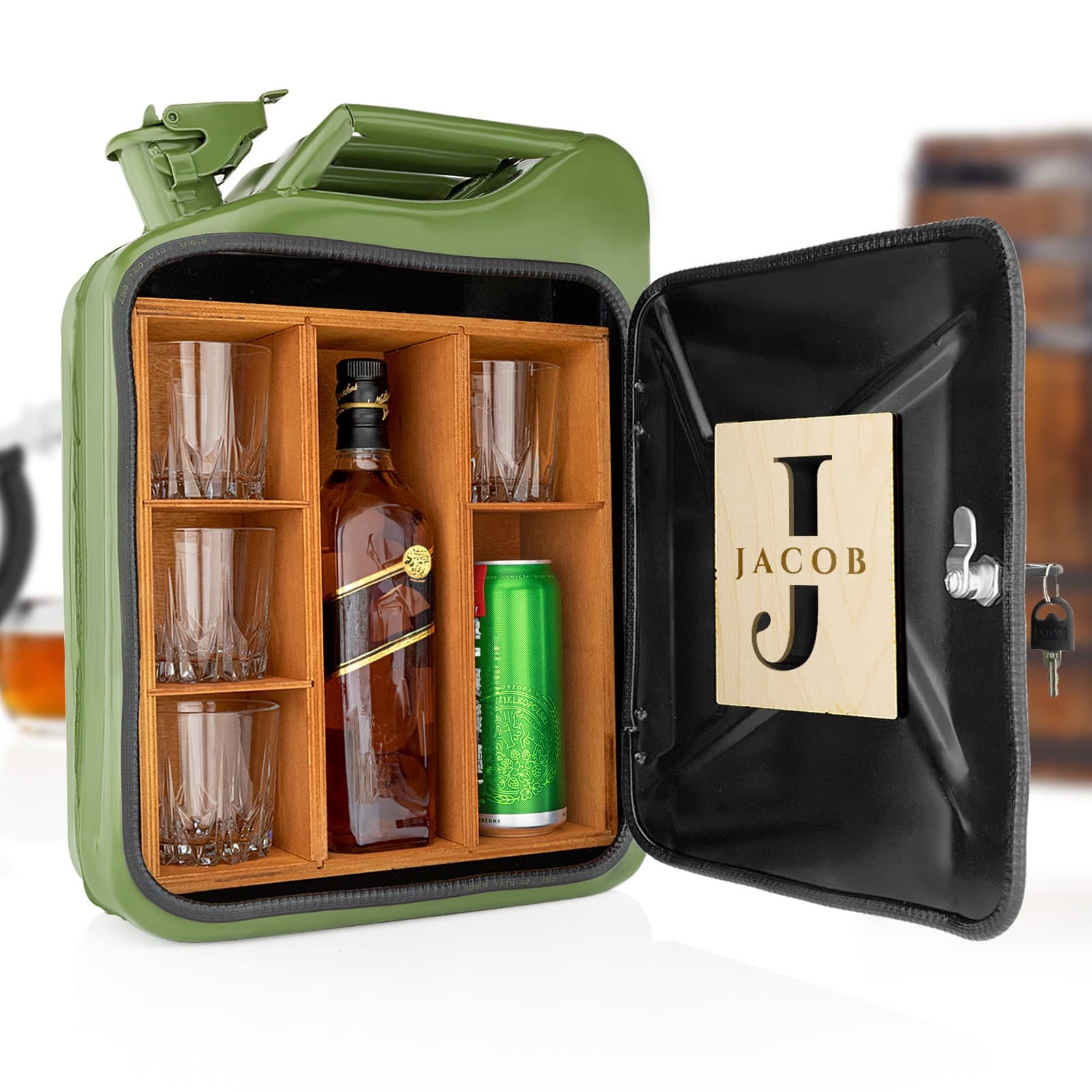 Minibar de bidón para motorista