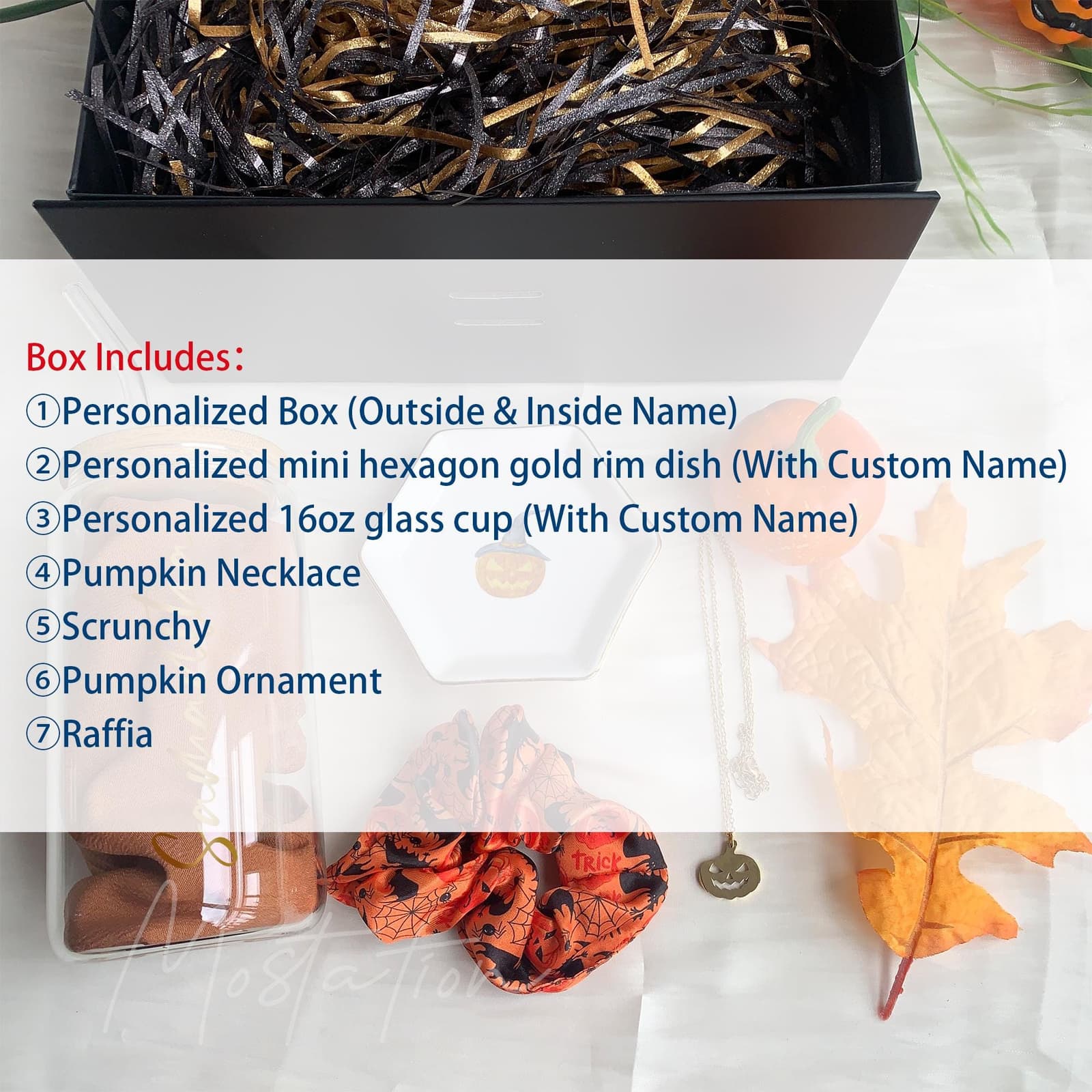 Caja de regalo personalizada de Halloween para ella, foto 3