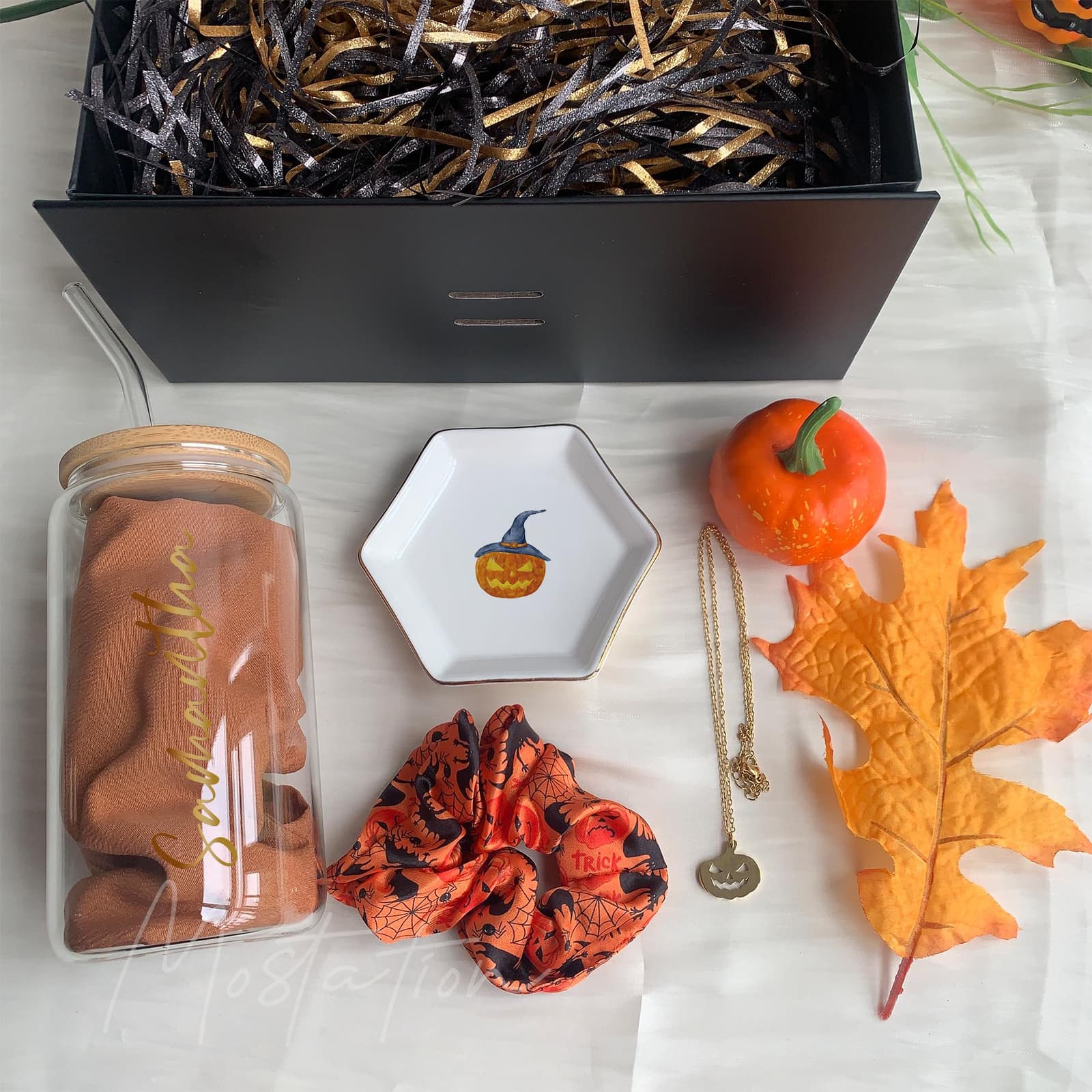 Caja de regalo personalizada de Halloween para ella, foto 5