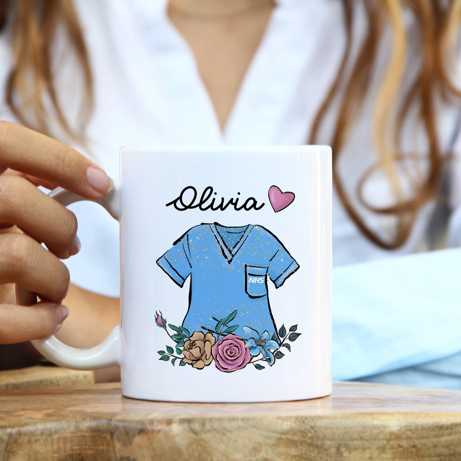 Taza personalizada para enfermeras