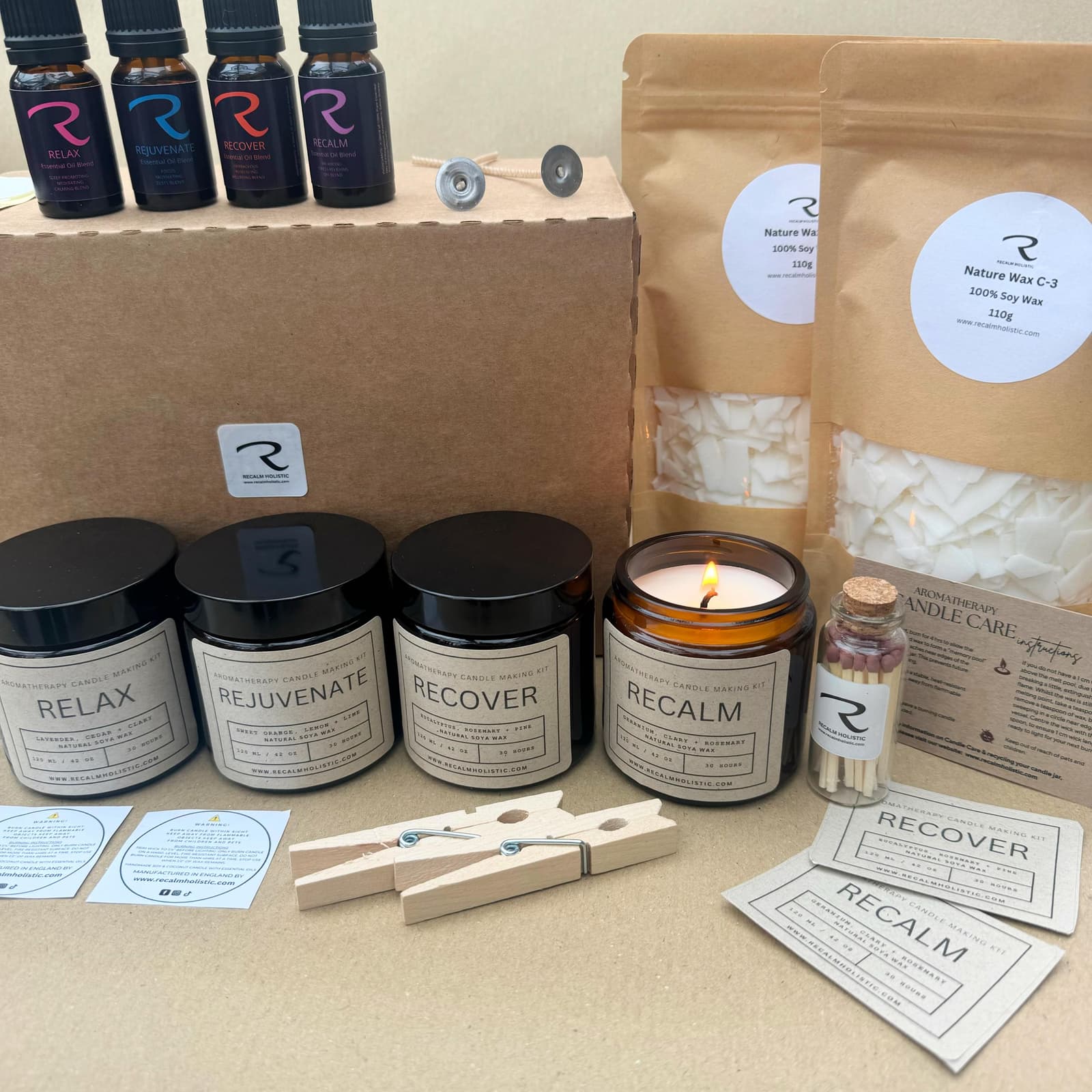 Kit para hacer velas aromáticas de soja, foto 3