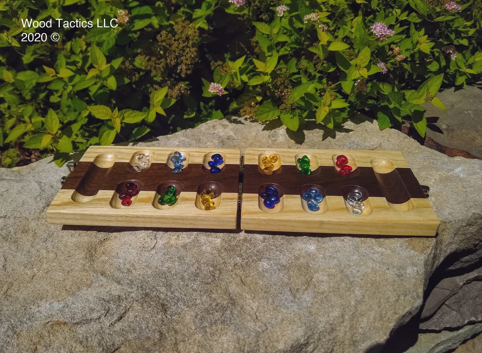 Tablero de Mancala plegable de madera