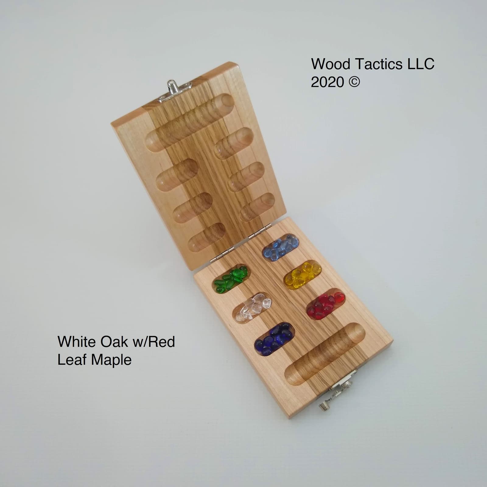 Tablero de Mancala plegable de madera, foto 4