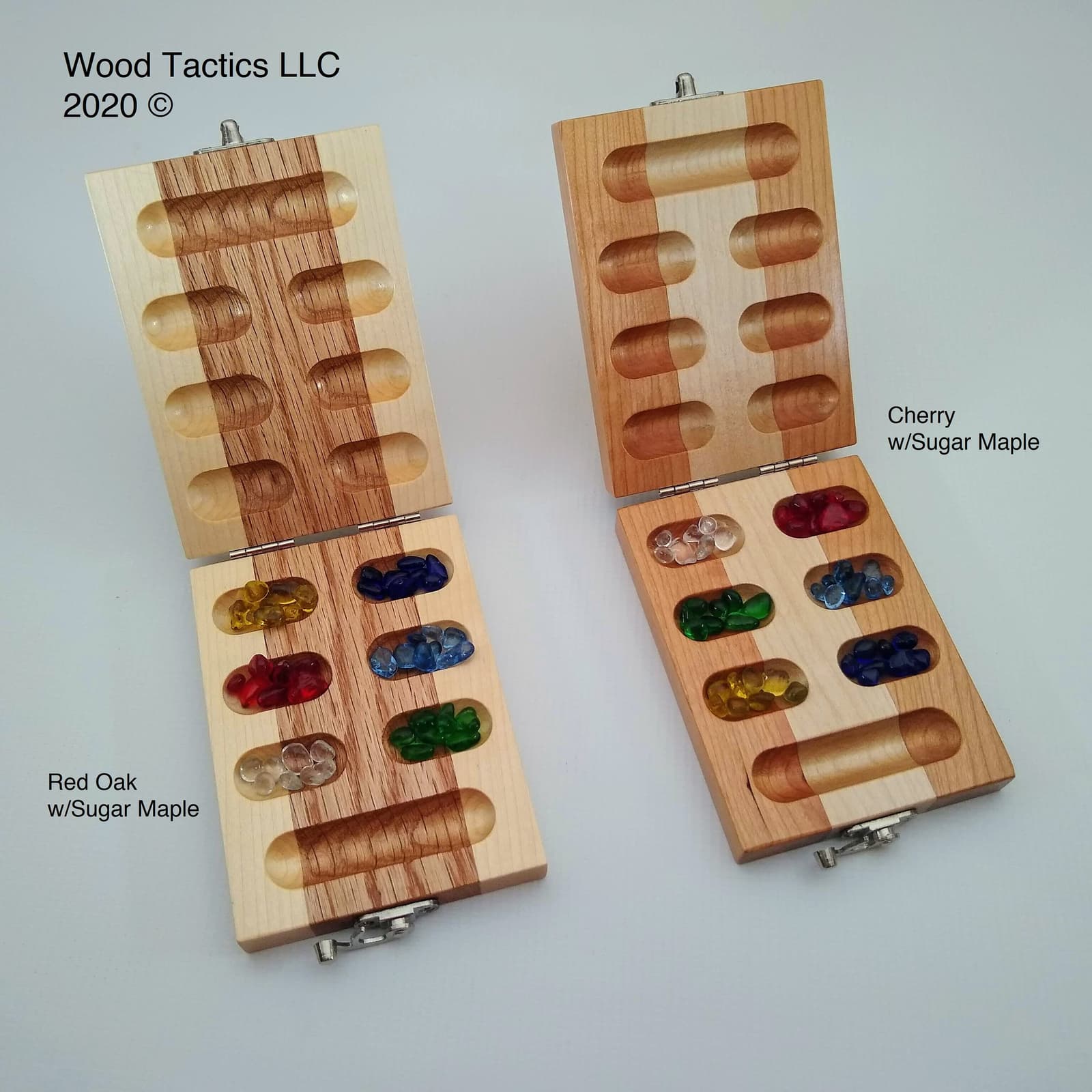 Tablero de Mancala plegable de madera, foto 6