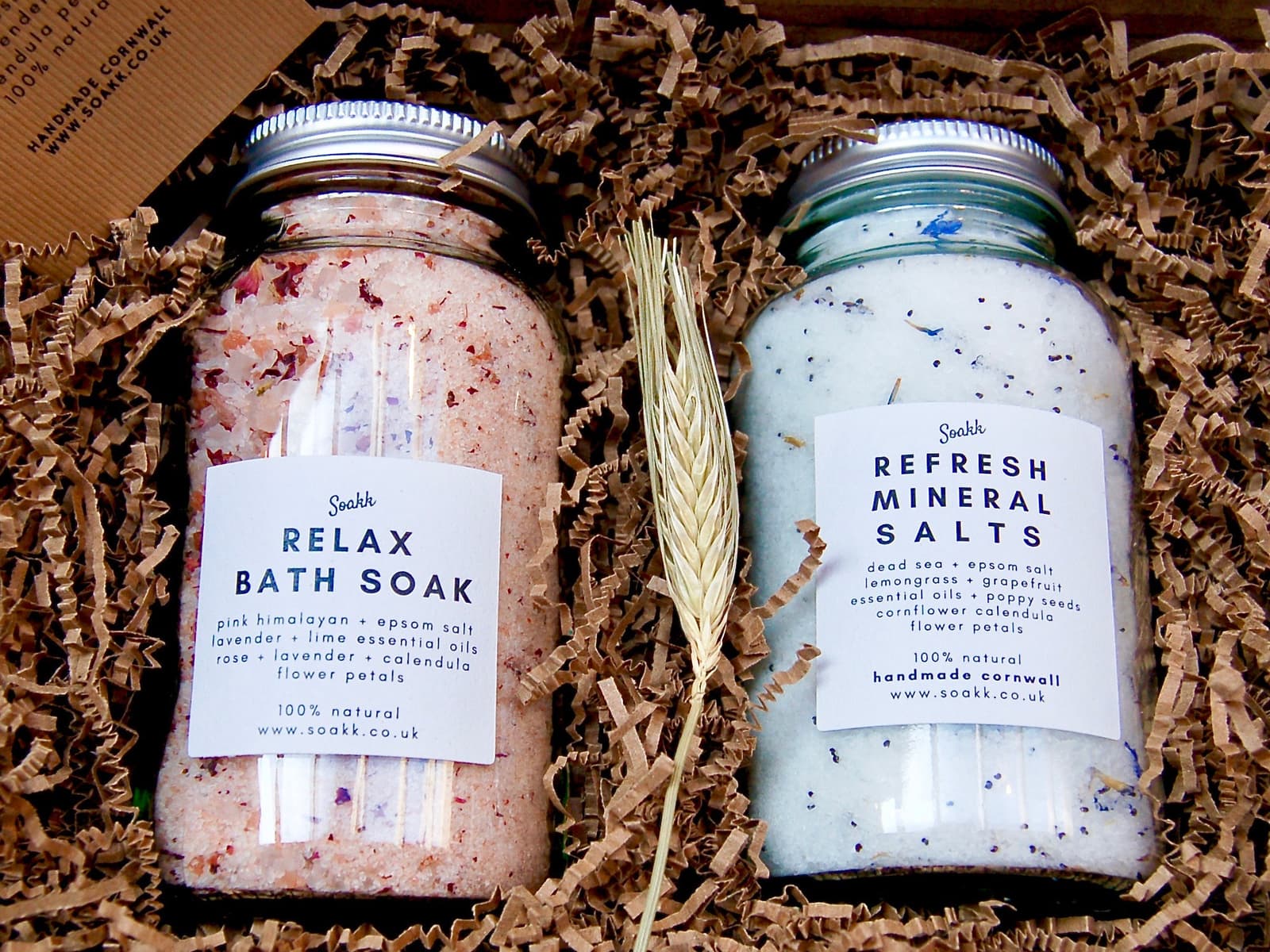 Set de sales de baño artesanales