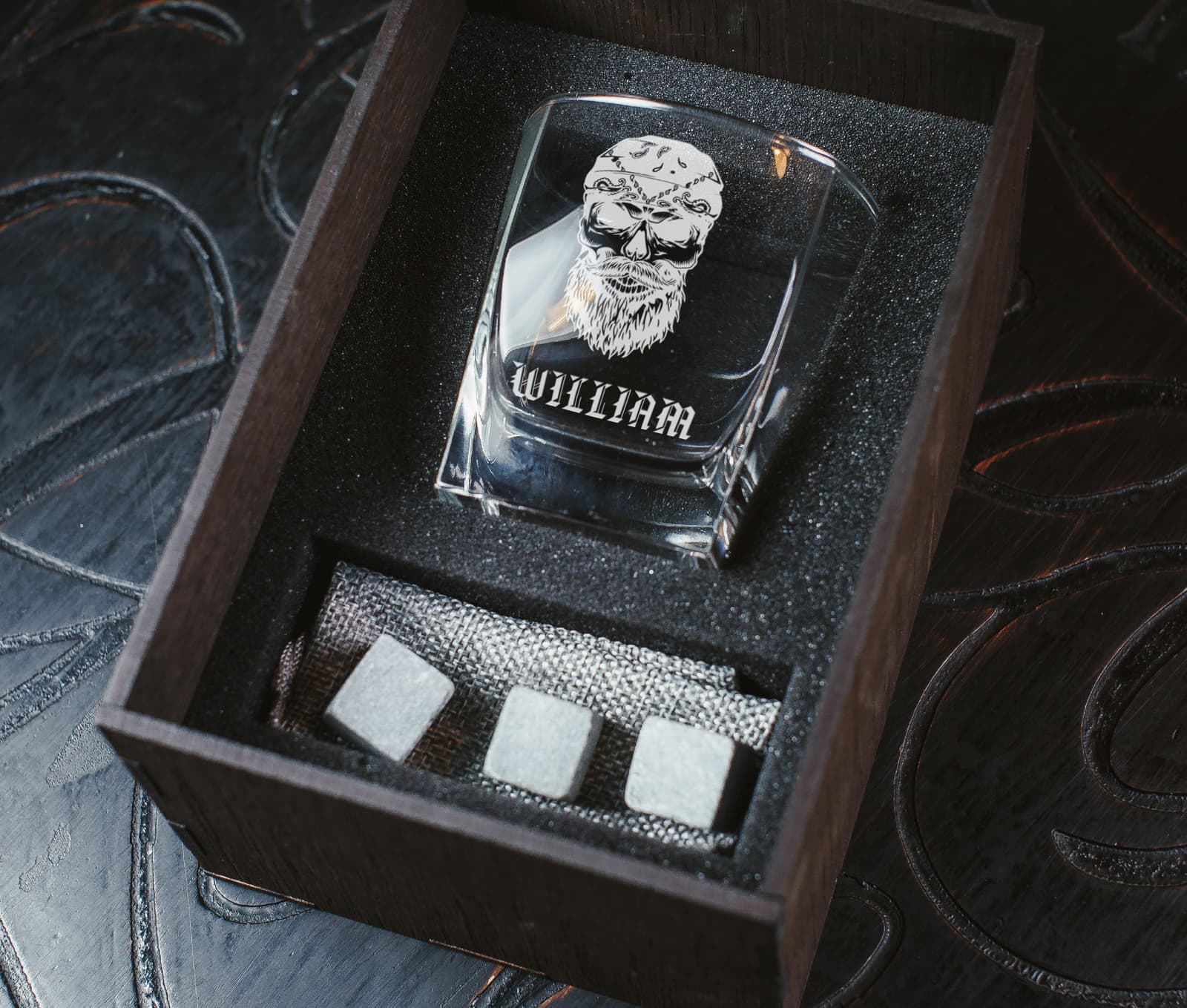 Set de whisky grabado para motorista, foto 5