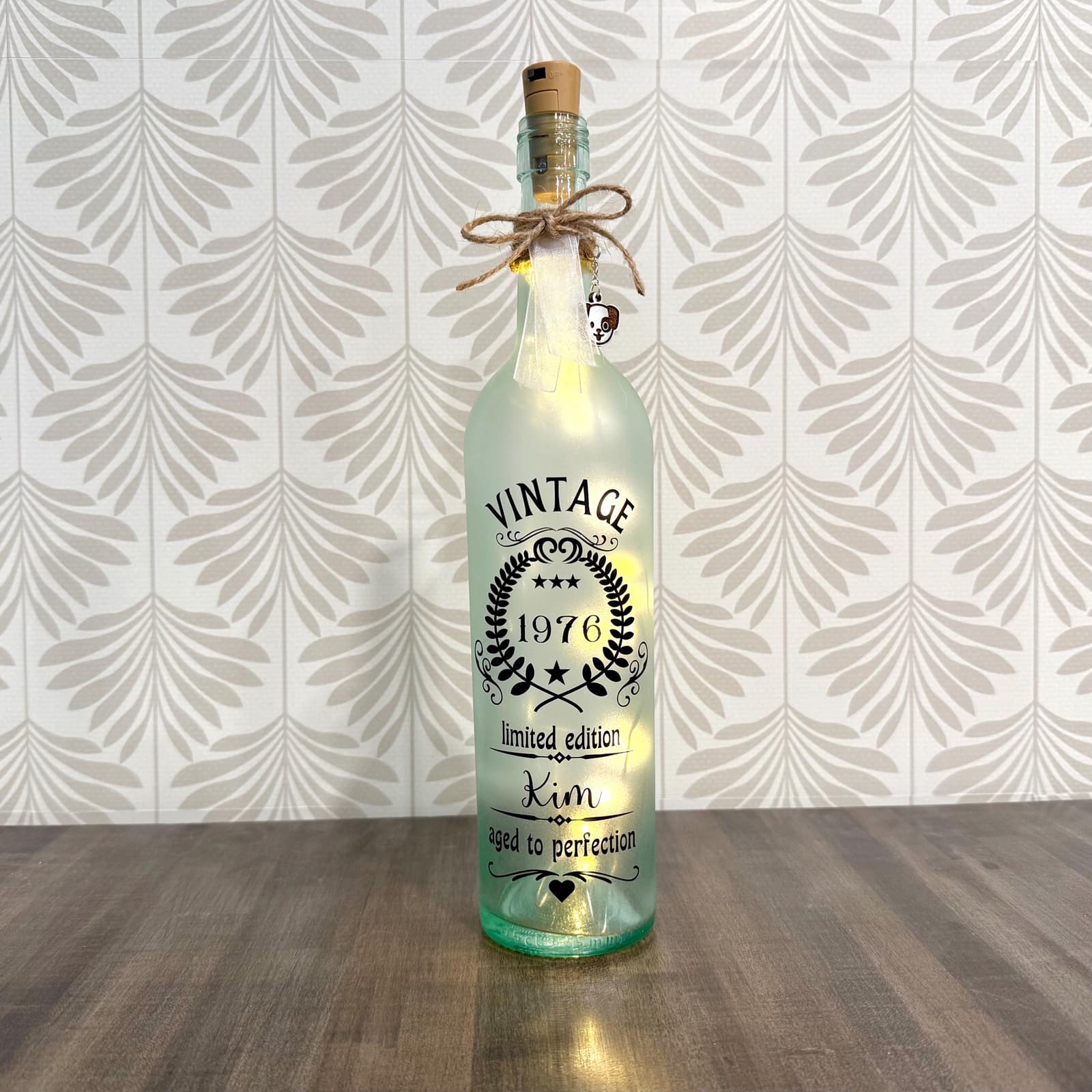 Botella luminosa personalizada para una cuñada, foto 8,