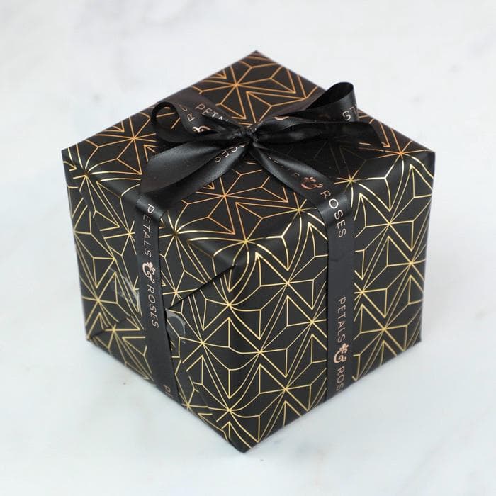 Bola de Navidad con Rosa Eterna Negra, foto 8