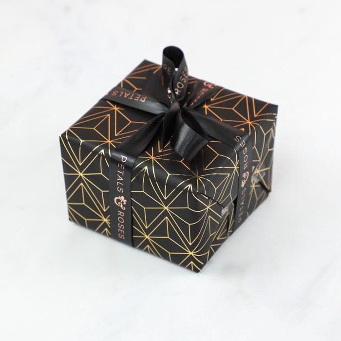 Cubo con Rosa Eterna Azul Real, foto 4