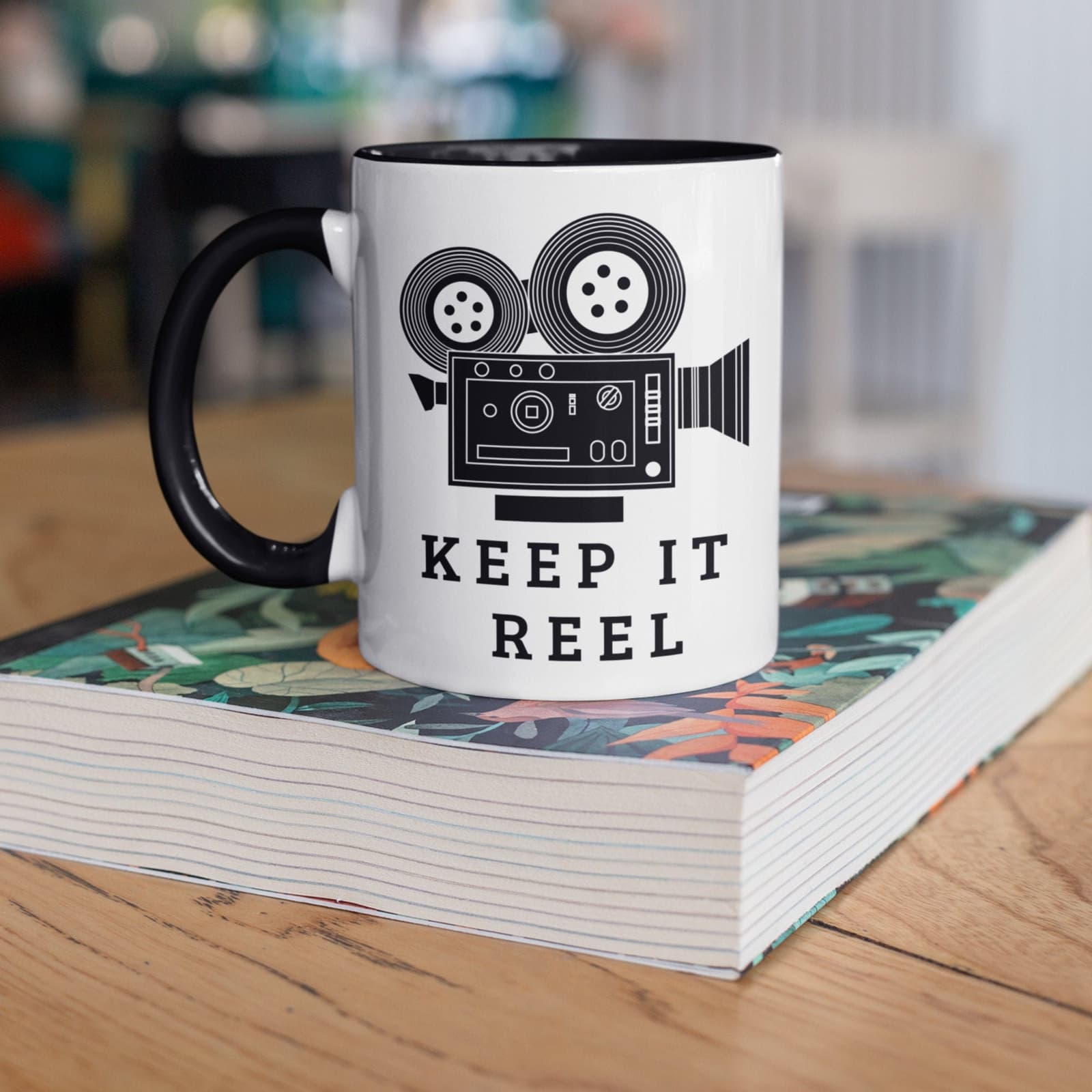 Taza y vaso para directores de cine Keep It Reel