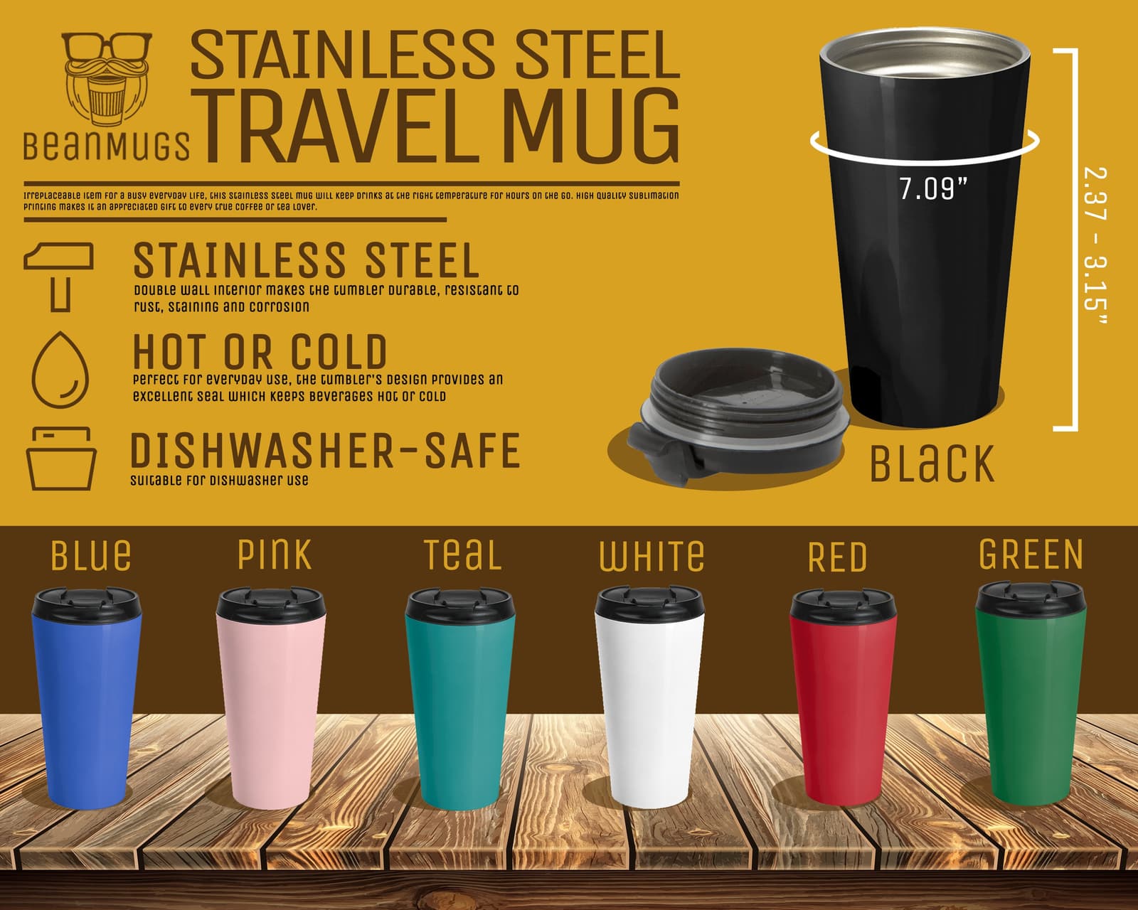 Taza y vaso para directores de cine Keep It Reel, foto 5