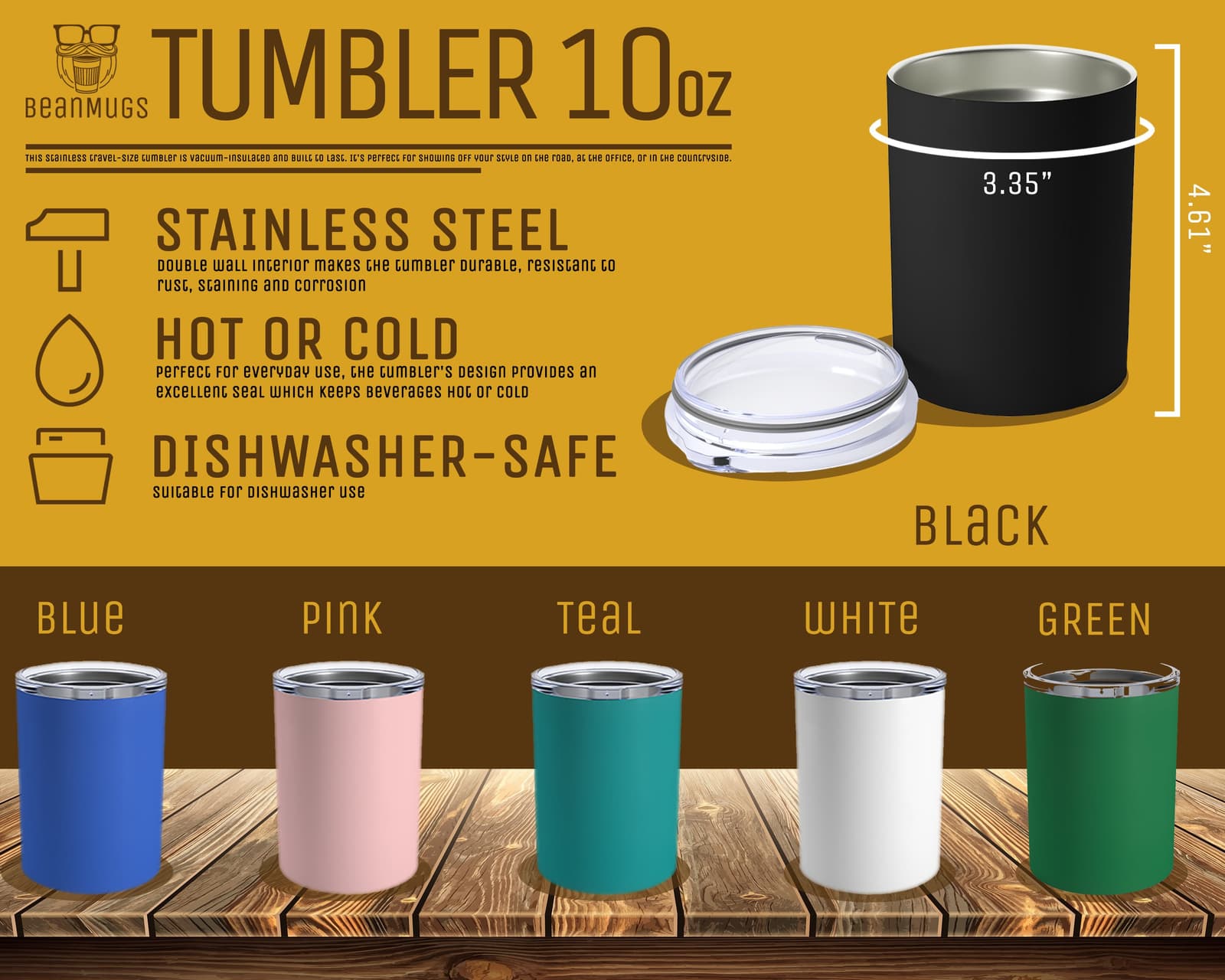 Taza y vaso para directores de cine Keep It Reel, foto 6