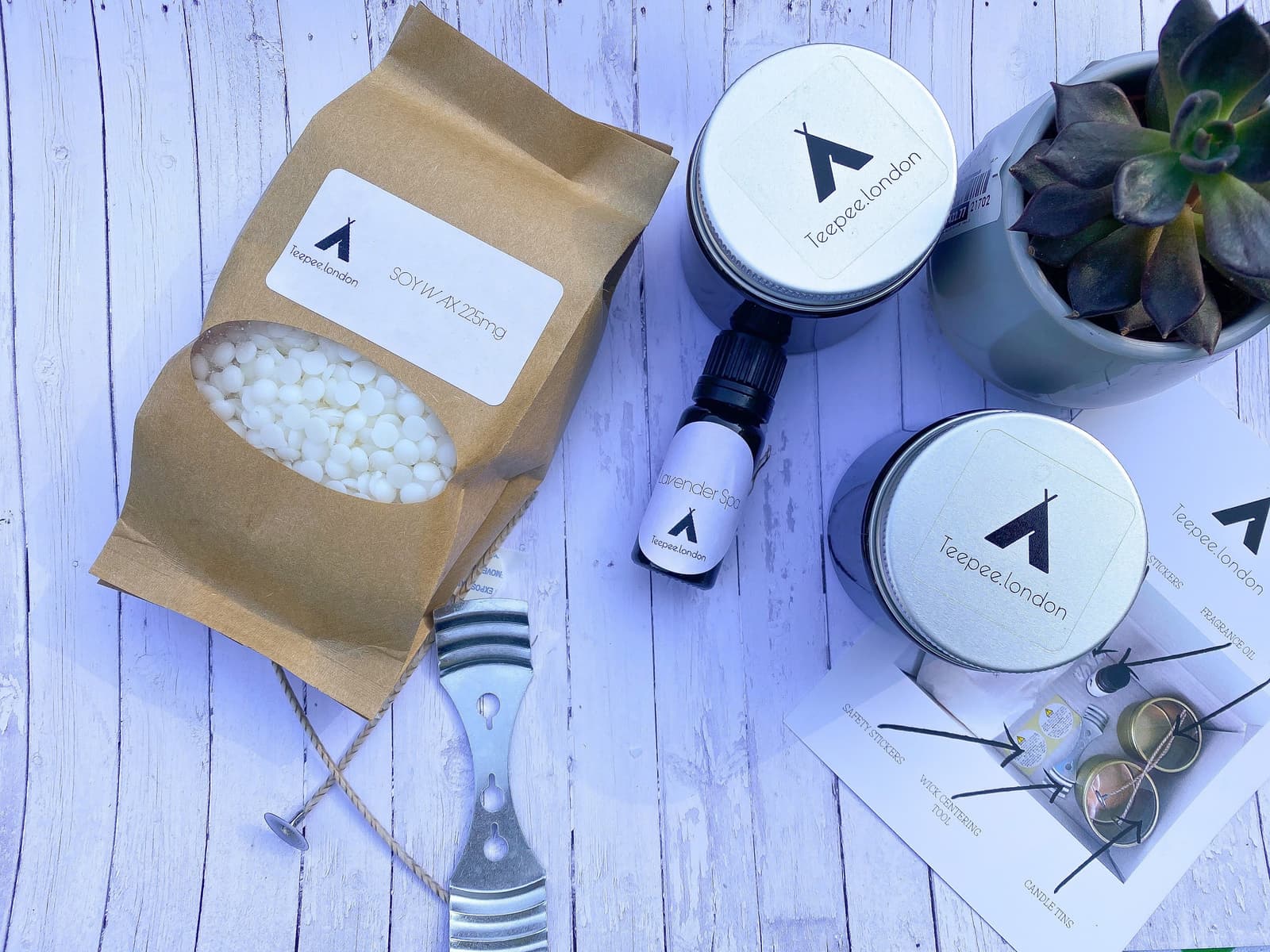 Kit para hacer velas de soja navideñas, foto 8