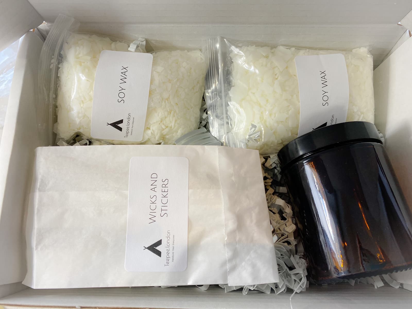 Kit para hacer velas de soja navideñas, foto 9