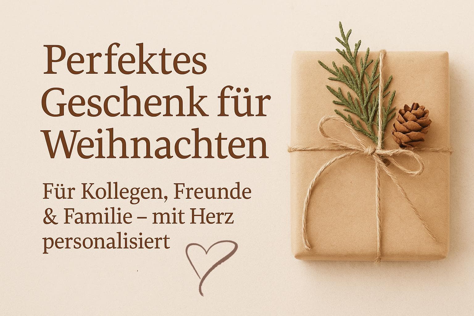 Weihnachtsgeschenk Erinnerungskiste