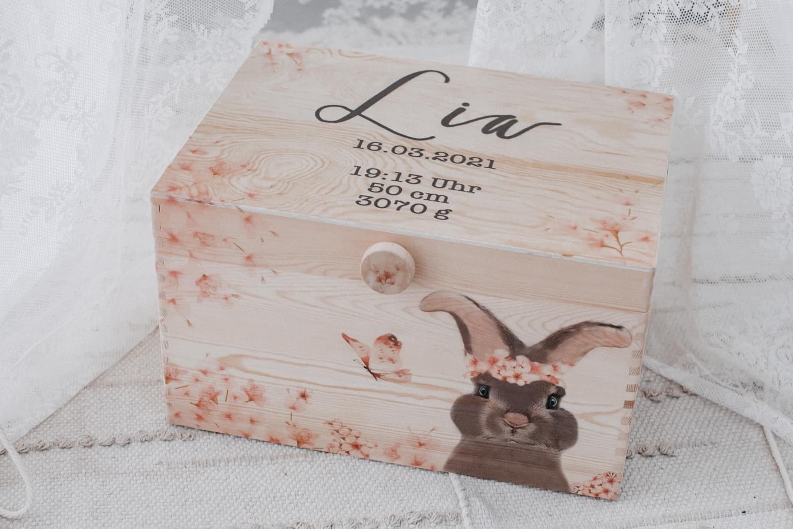 Motiv Hase Erinnerungsbox