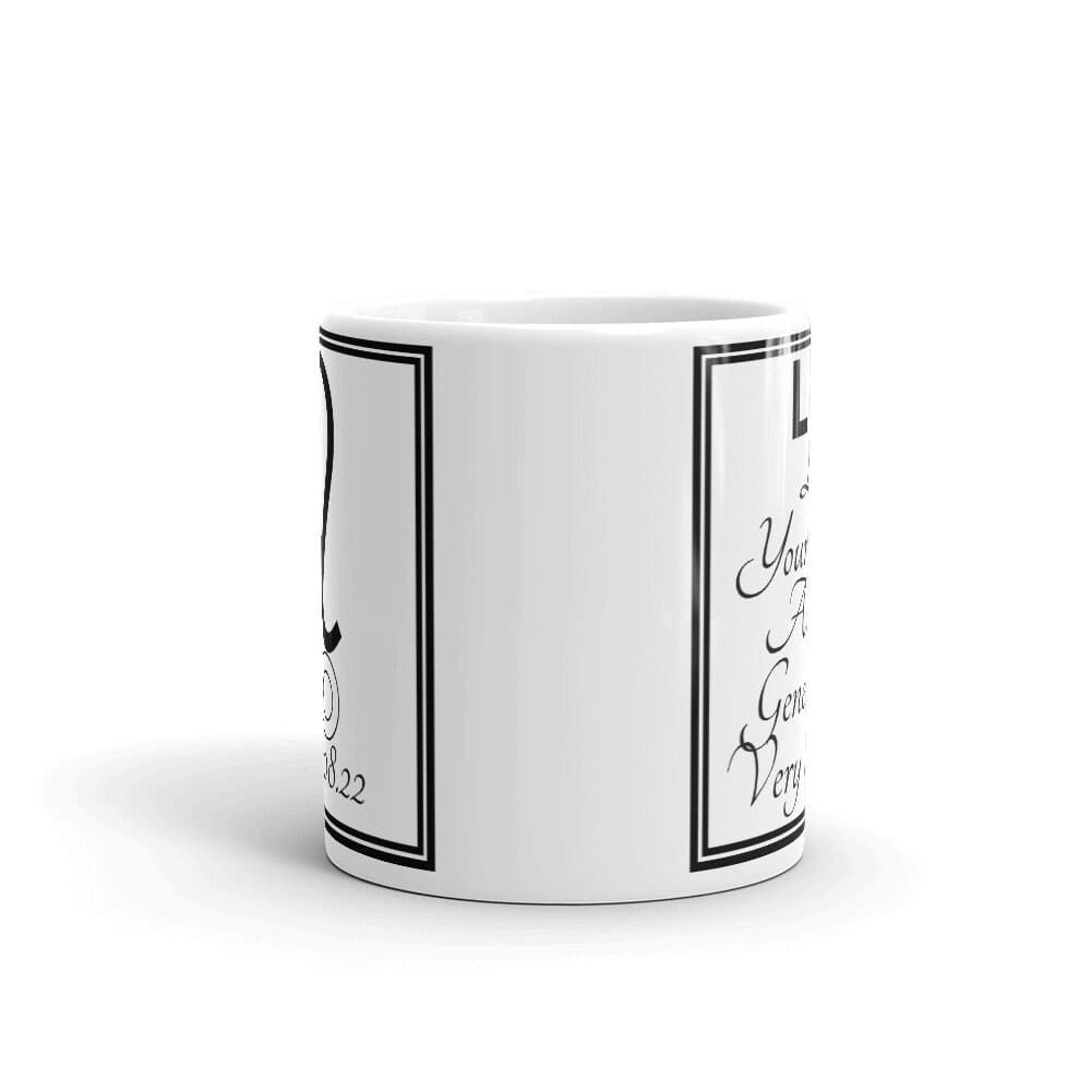 Taza de cerámica del signo Leo, foto 3