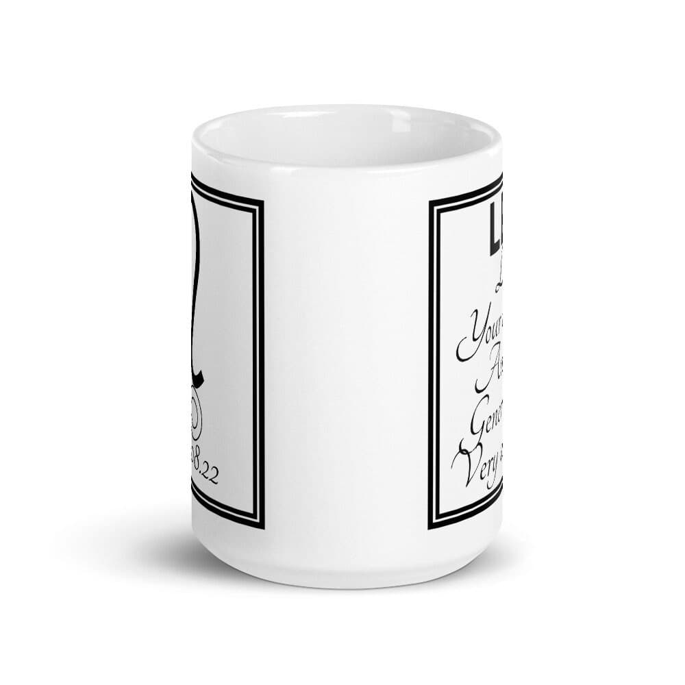 Taza de cerámica del signo Leo, foto 6