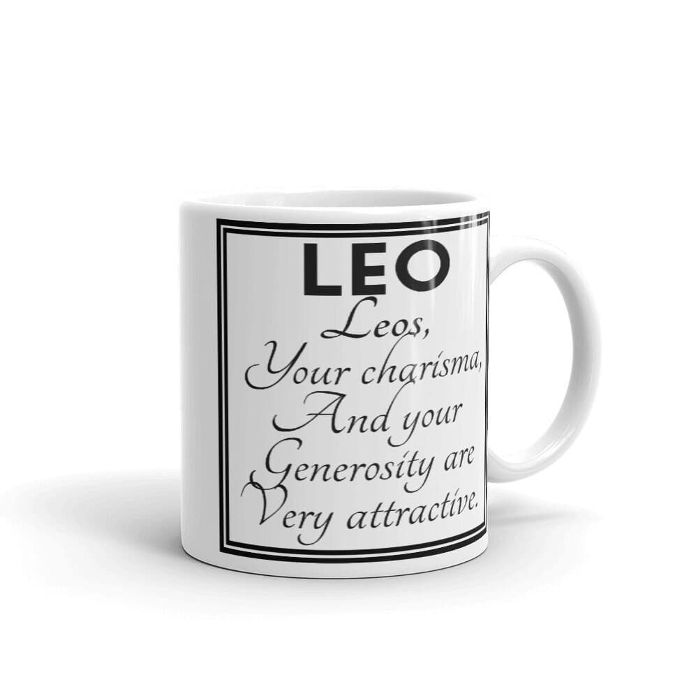 Taza de cerámica del signo Leo, foto 2