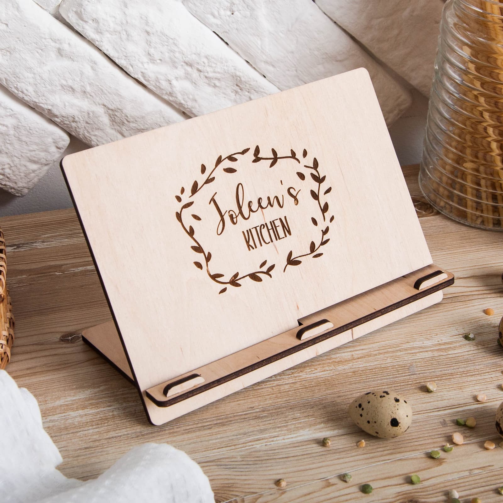 Recetario de madera personalizado para tu suegra, foto 7,