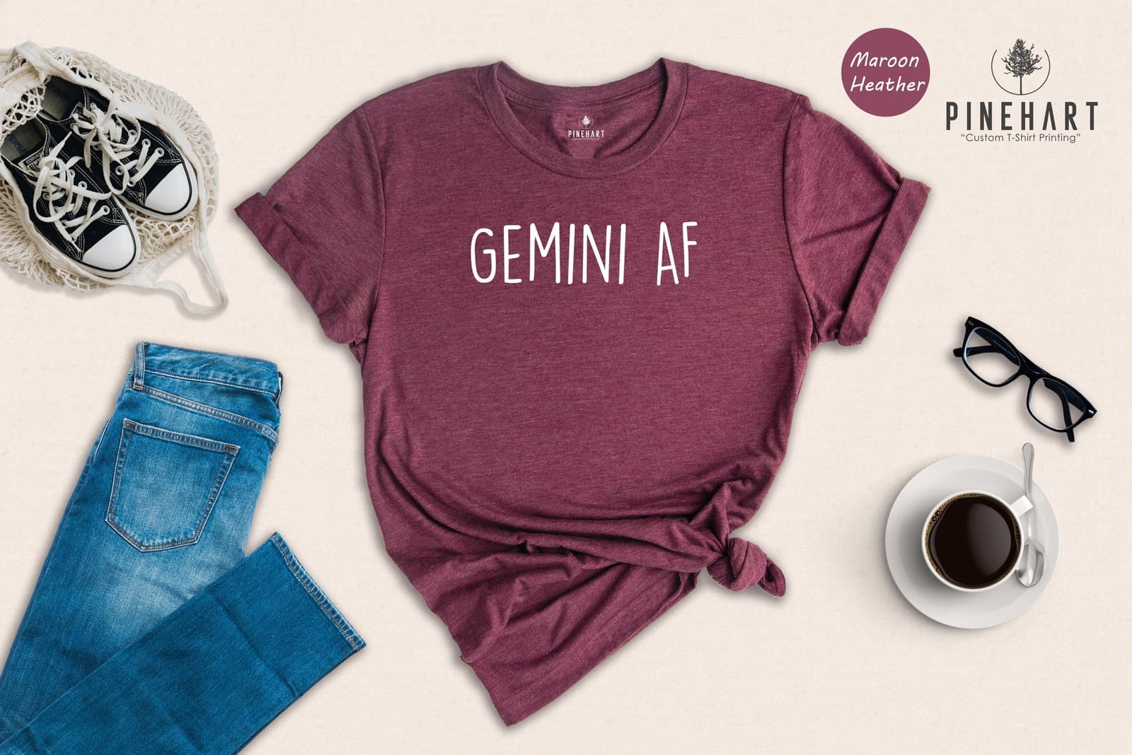 Camiseta de geminis personalizada