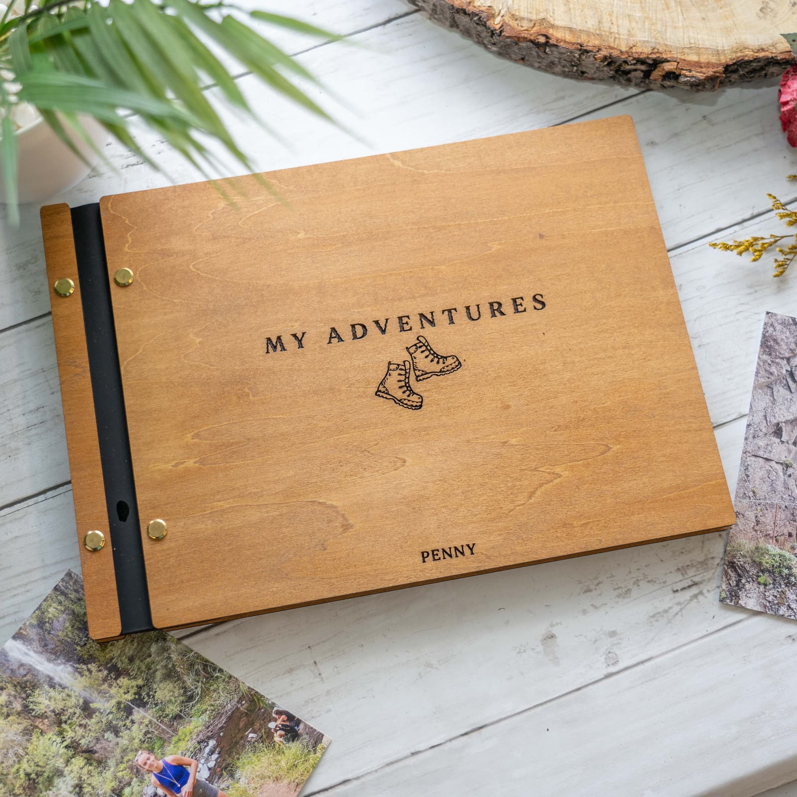 Álbum de fotos de madera personalizado, foto 4