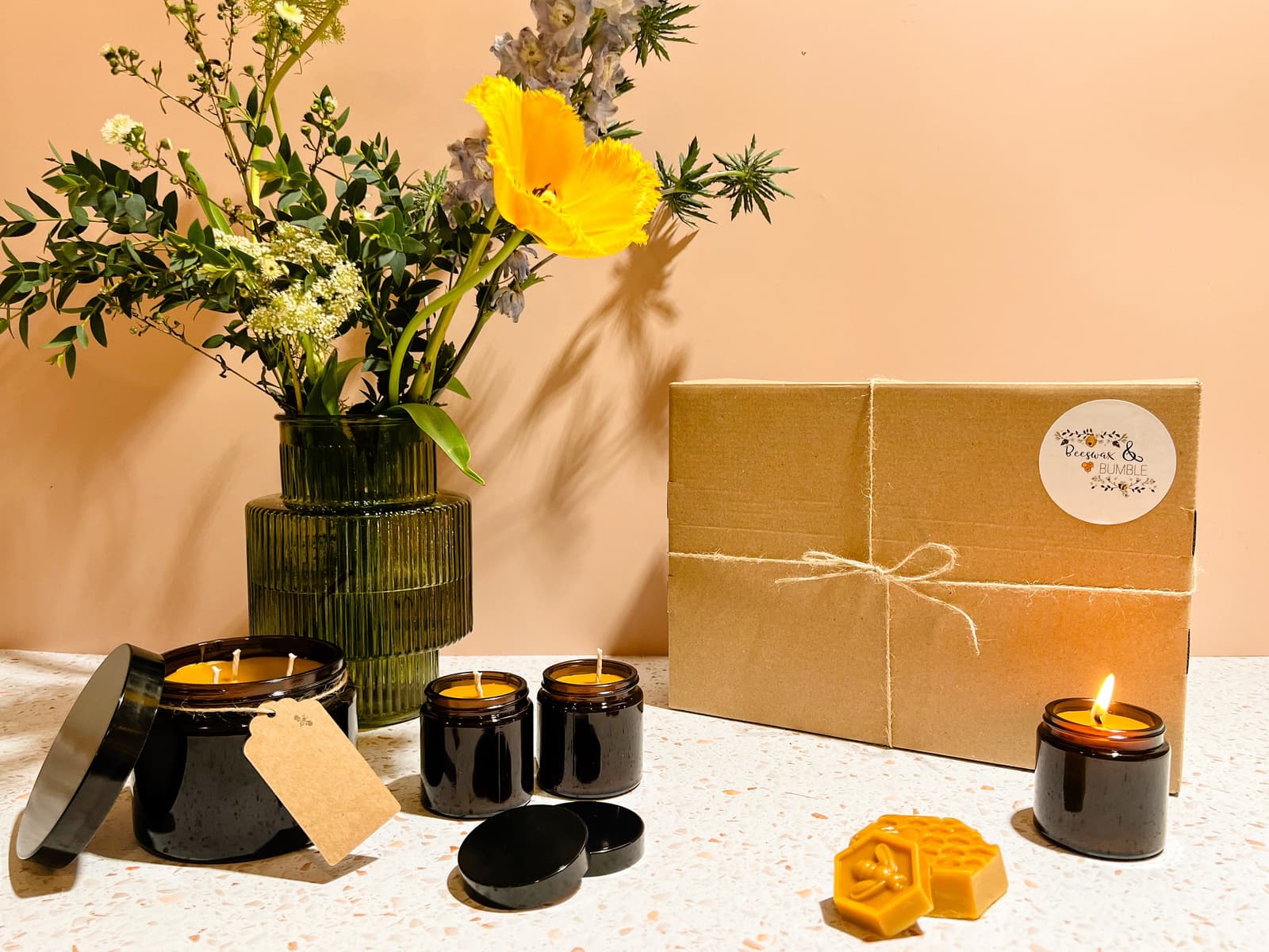 Beeswax Candle Making Kit - Adult Craft Kit