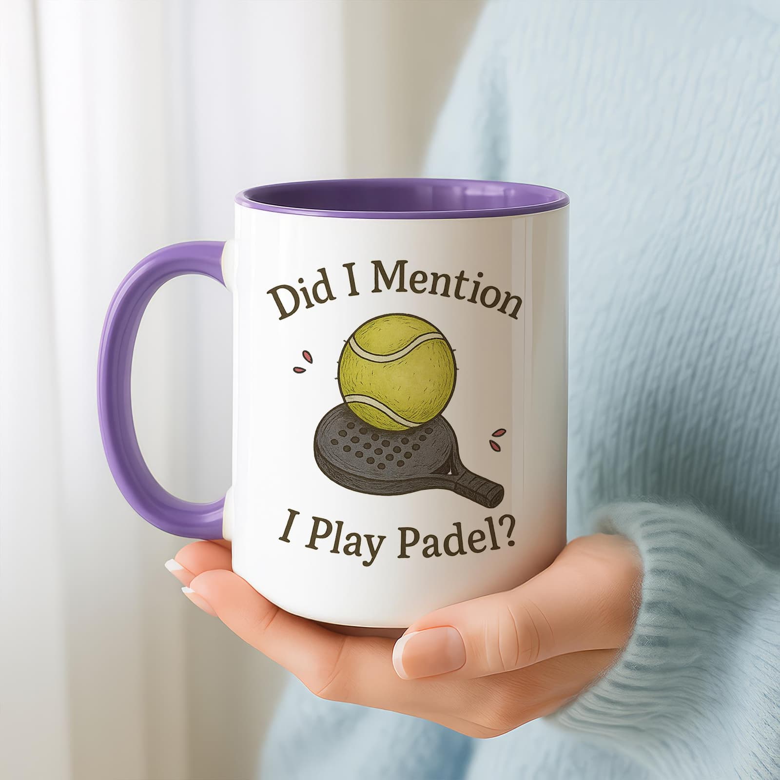 Taza de pádel divertida, foto 2