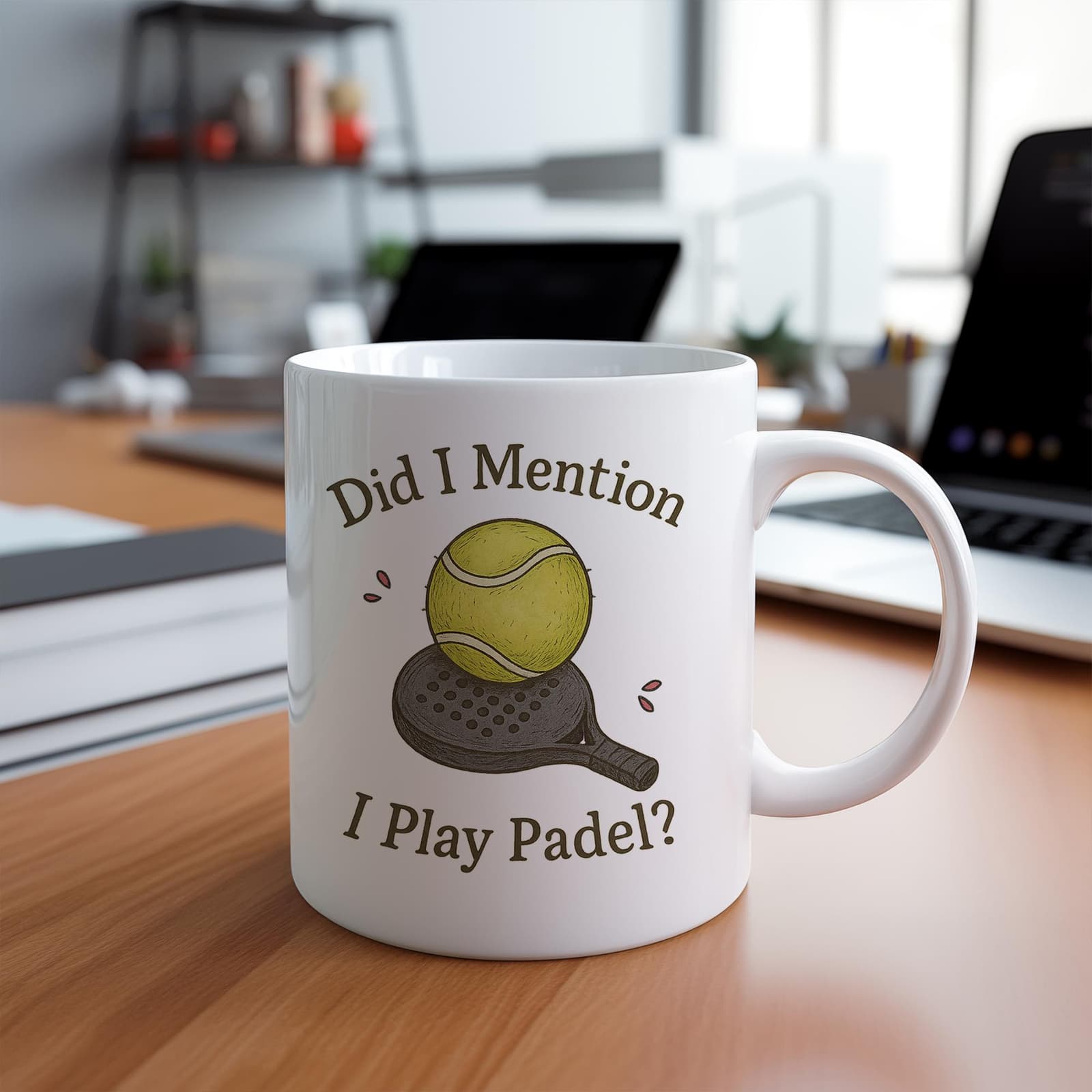 Taza de pádel divertida, foto 4