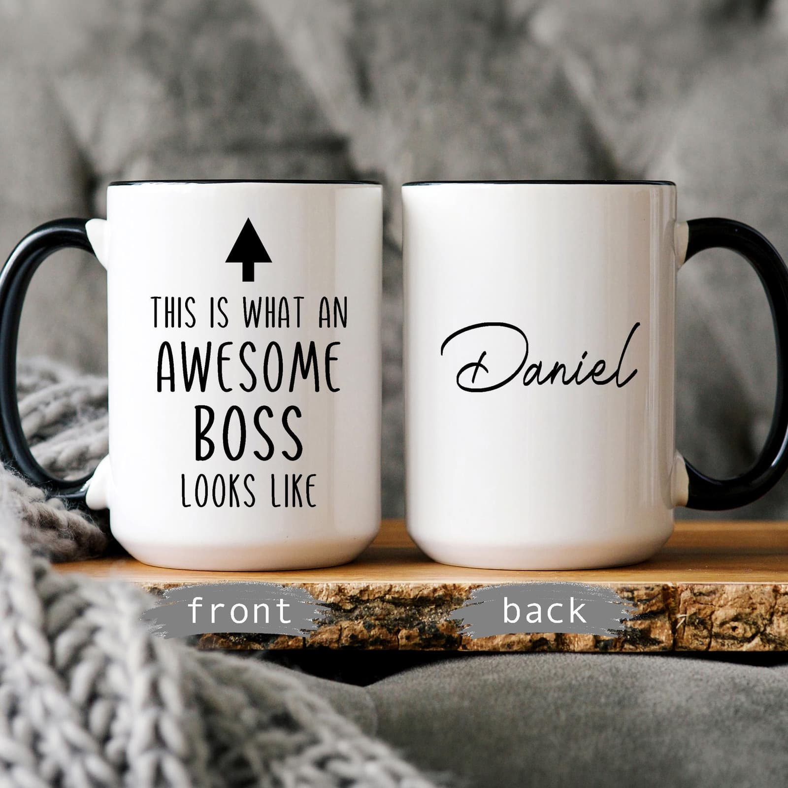 Taza personalizada para el jefe,