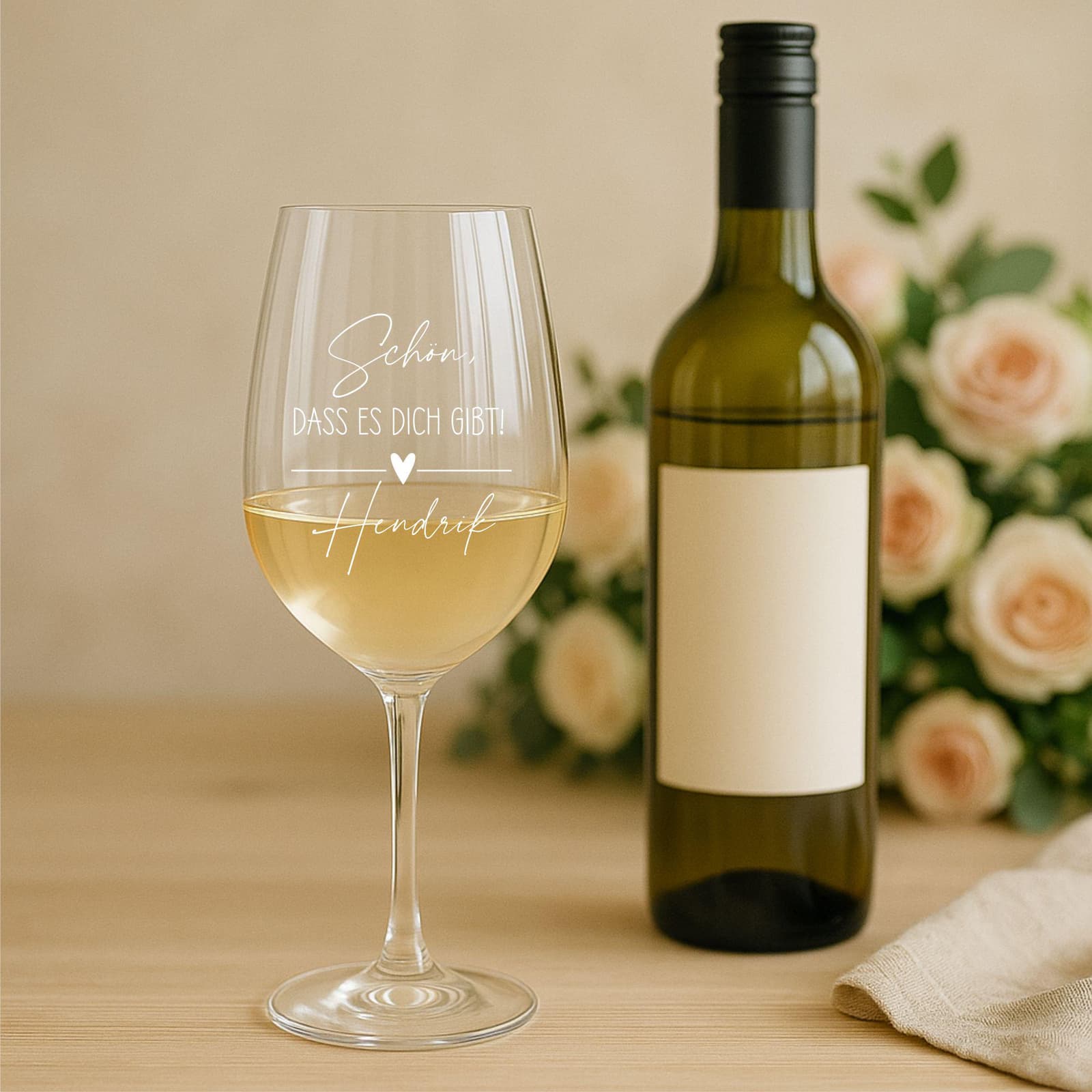 Copa de vino grabada, foto 5