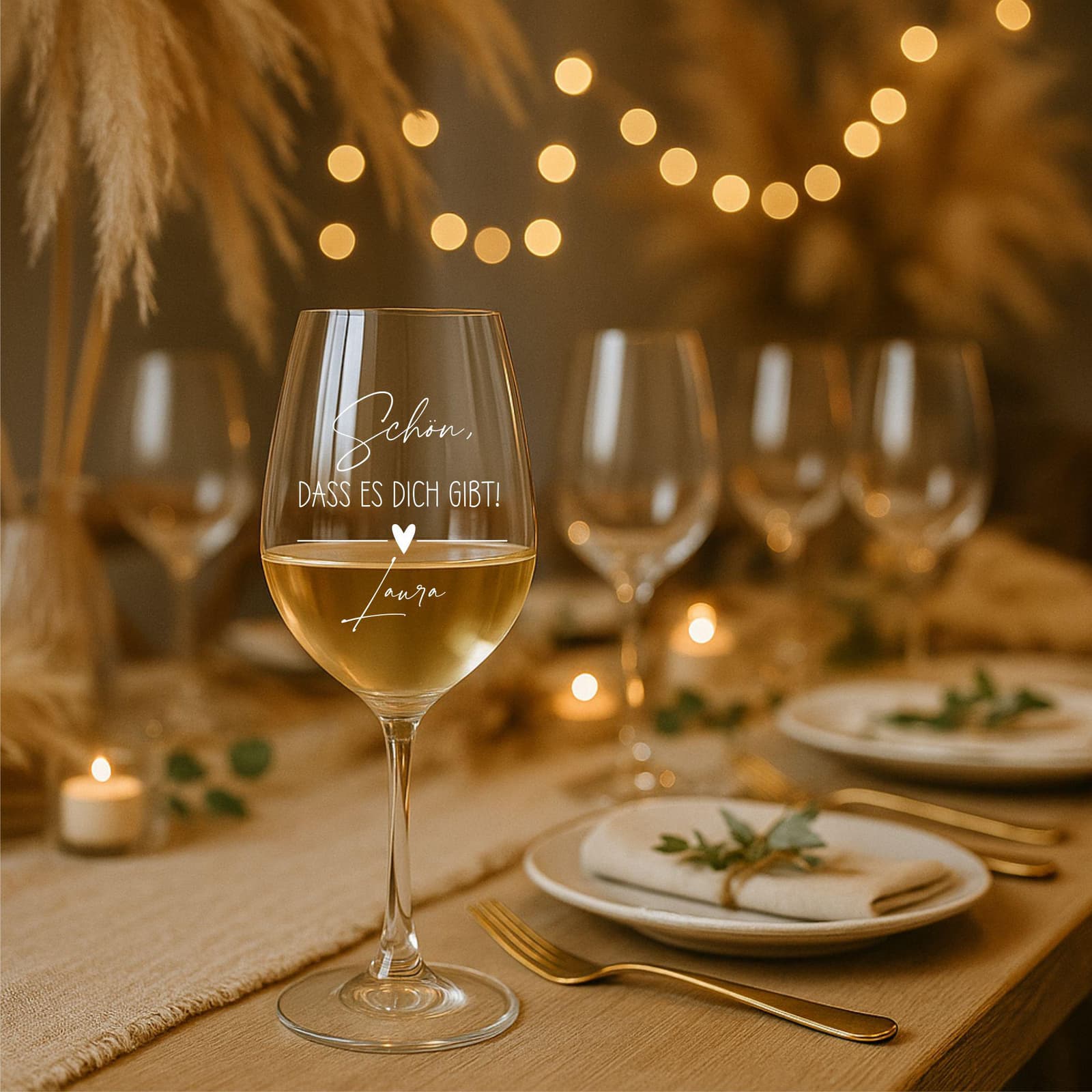Copa de vino grabada, foto 4