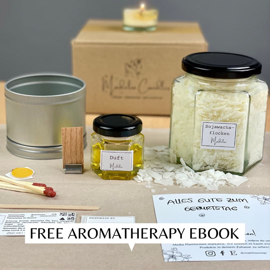 Kit para hacer velas artesanales de soja