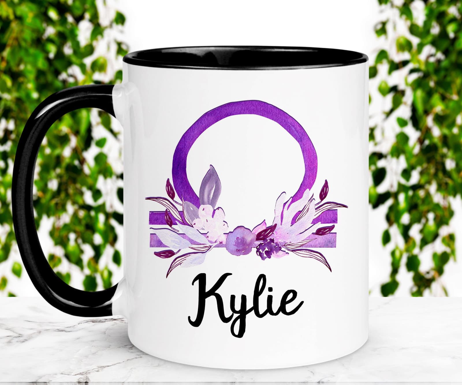 Taza personalizada del signo Libra
