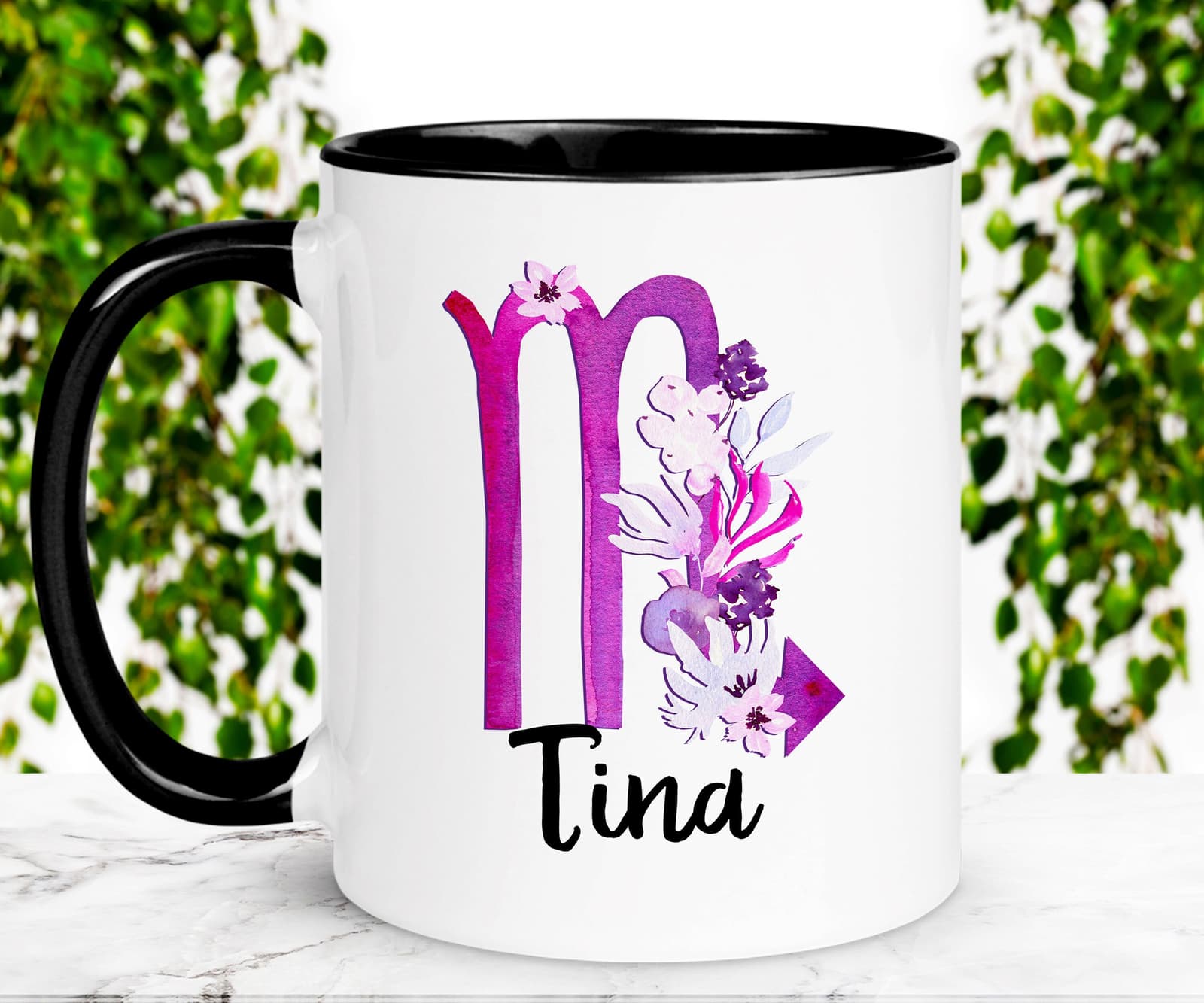 Taza personalizada del signo Escorpio