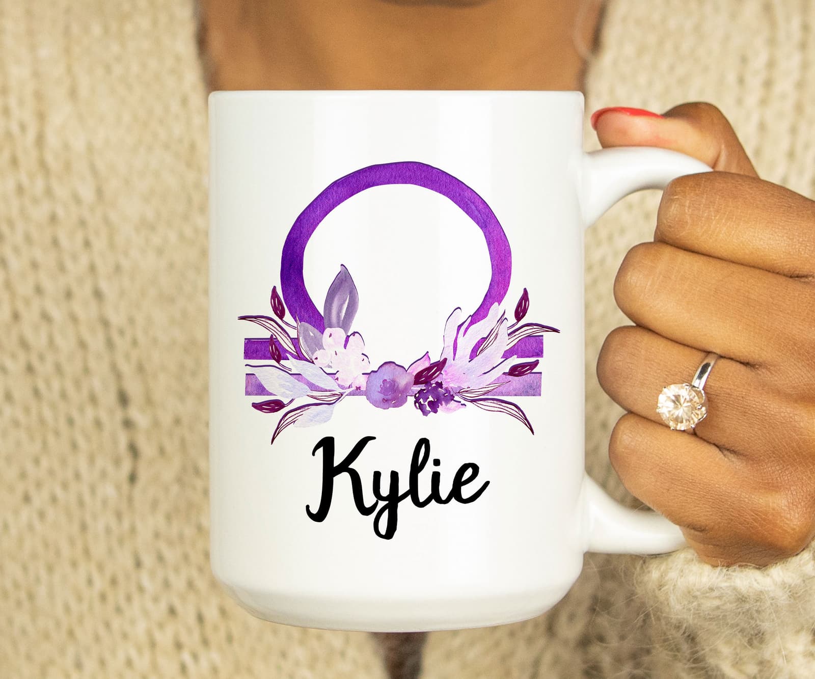 Taza personalizada del signo Libra, foto 4