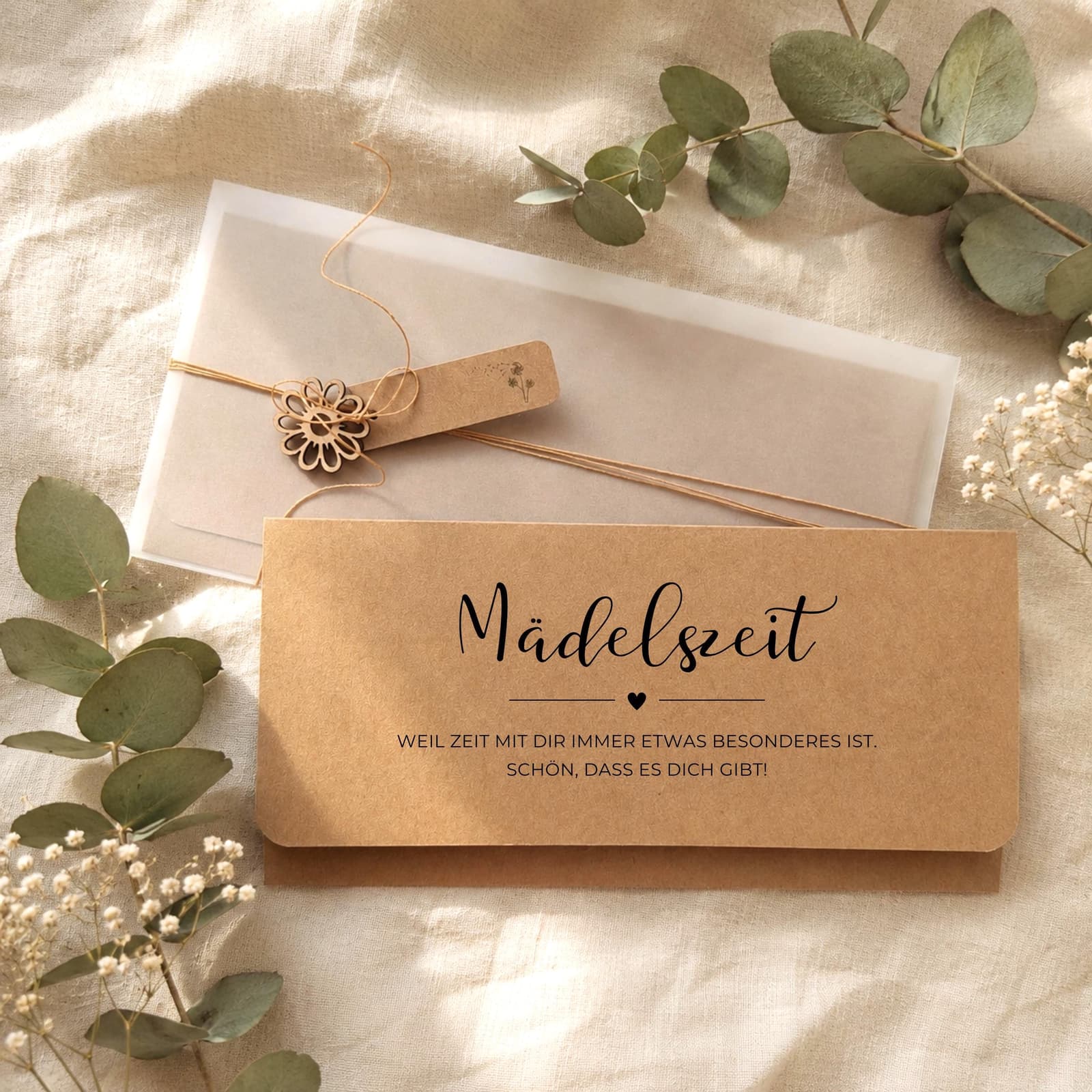 Envoltorio personalizado para regalar una experiencia a tu novia,